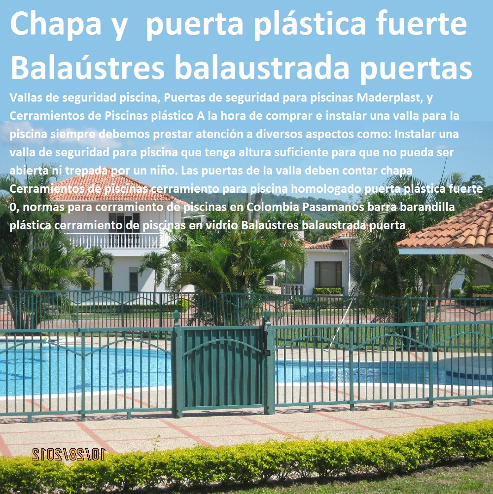 vallas para piscinas cercas y cercados