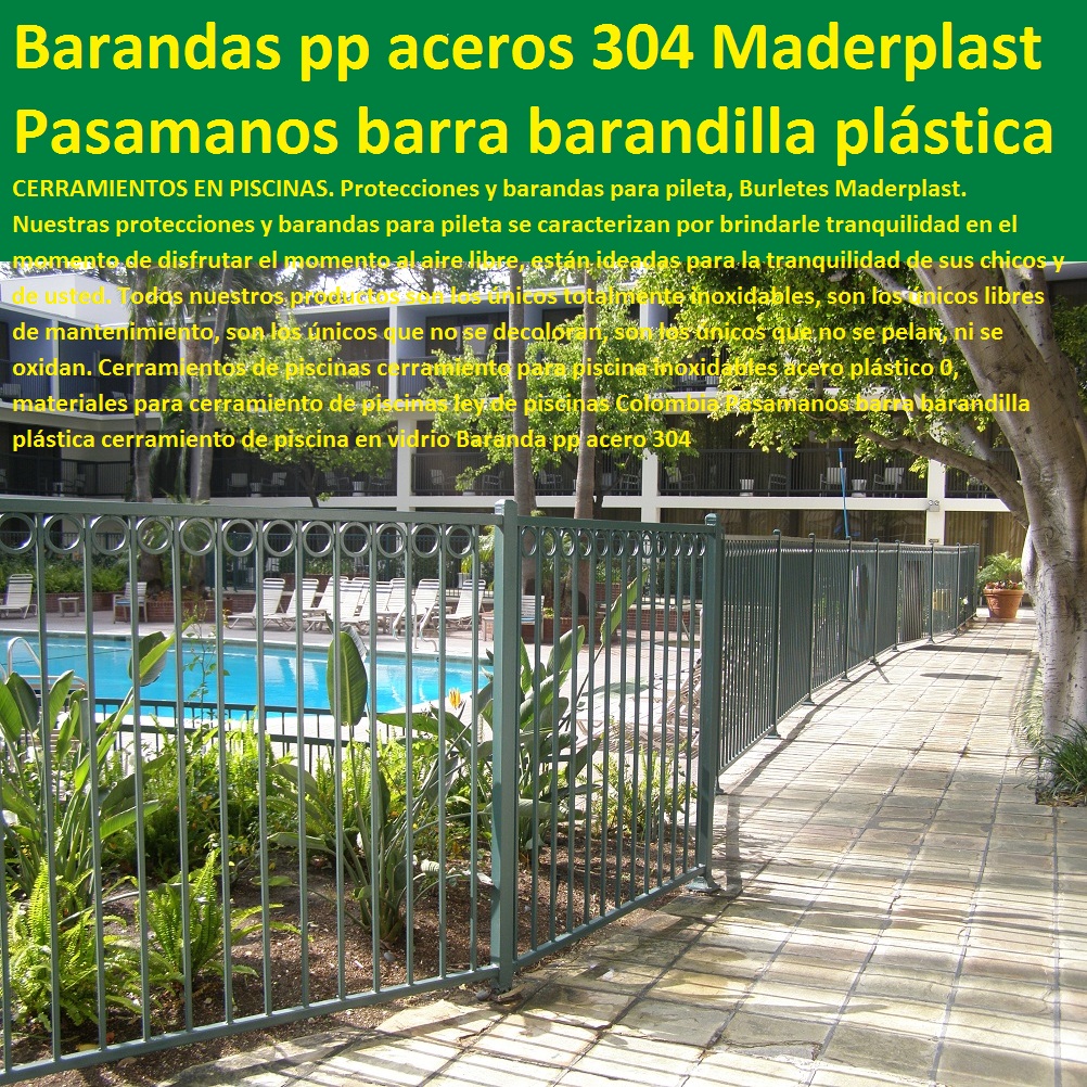 vallas para piscinas cercas y cercados