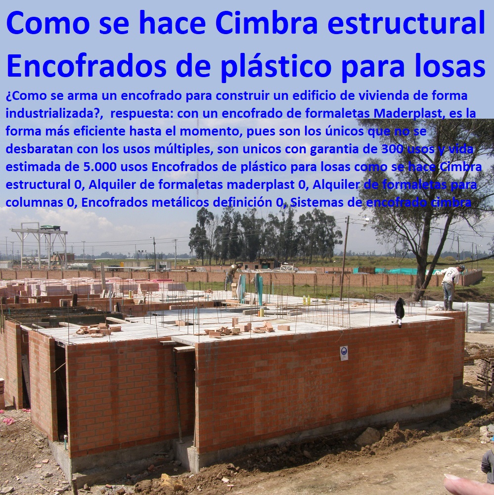 encofrados de concreto 0 entibados