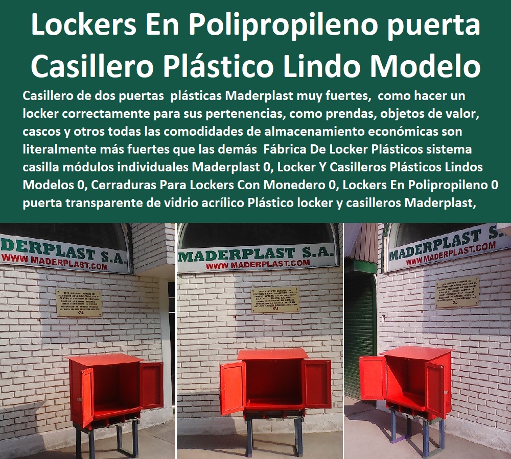 casilleros plasticos 0 lockers