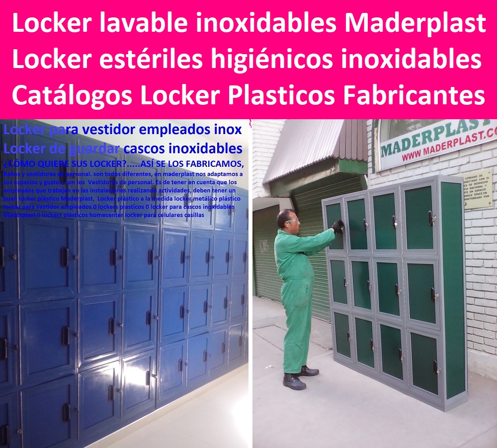 casilleros plasticos 0 lockers