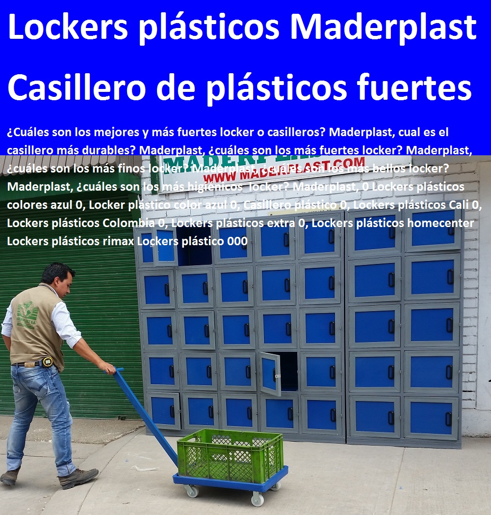 casilleros plasticos 0 lockers
