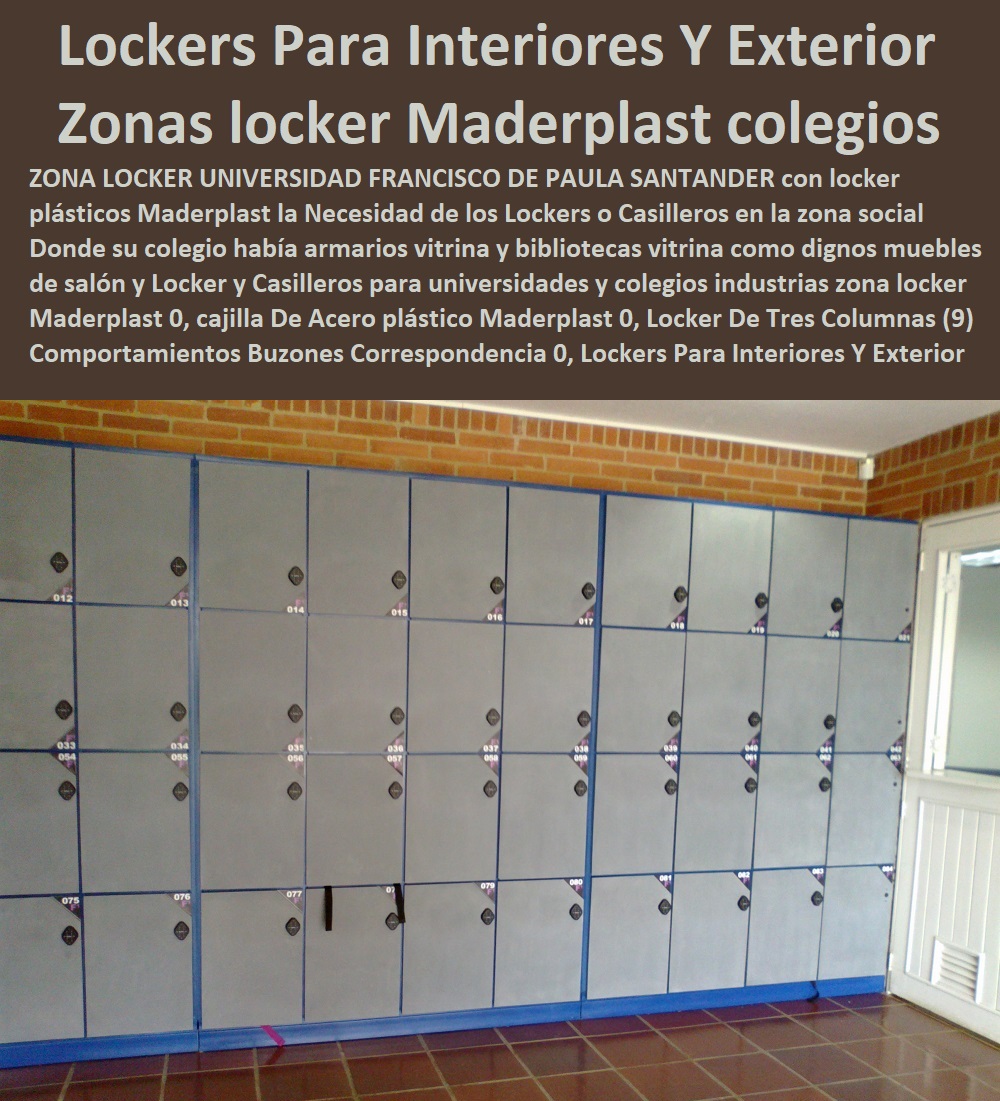 casilleros plasticos 0 lockers