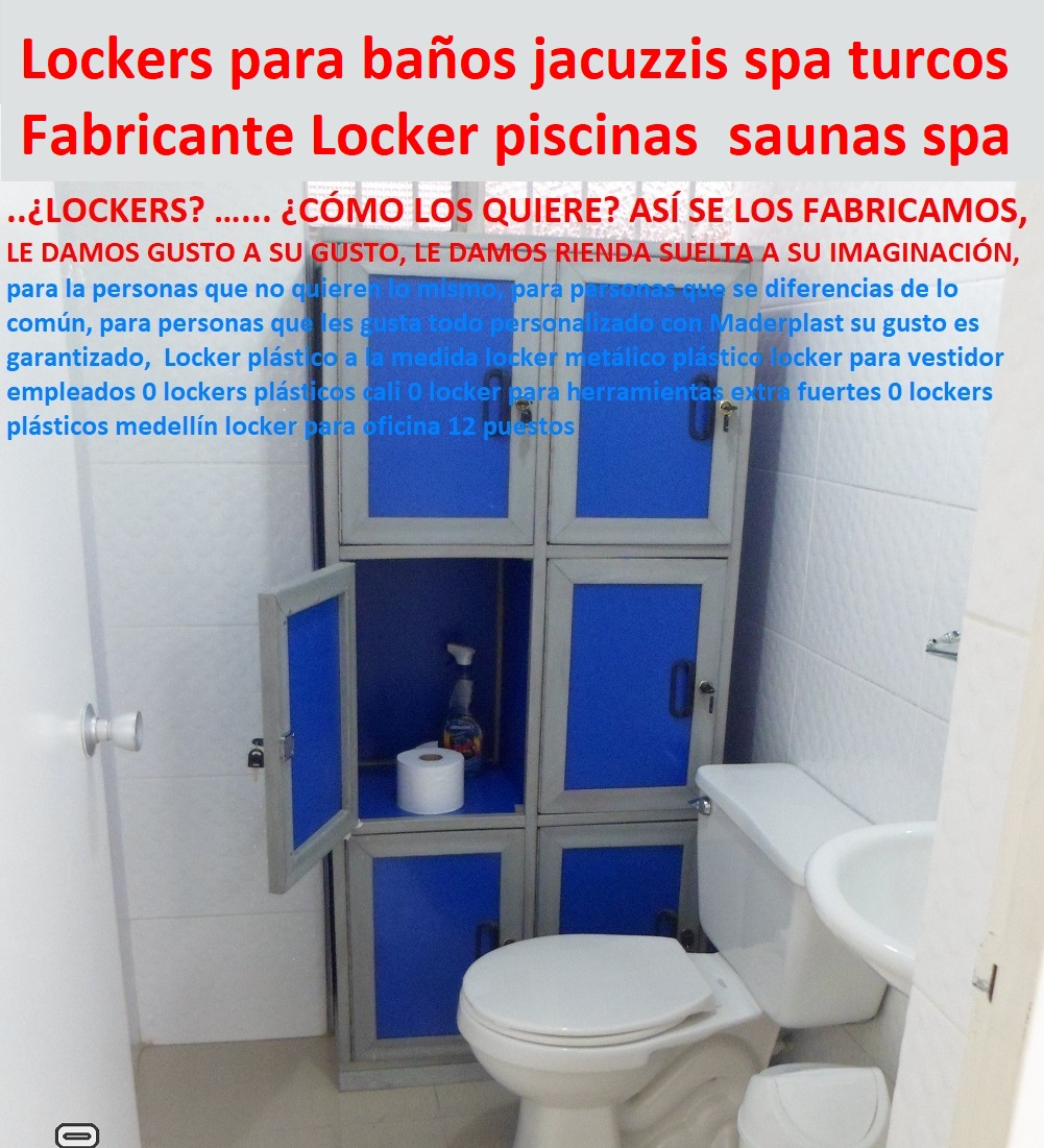 casilleros plasticos 0 lockers