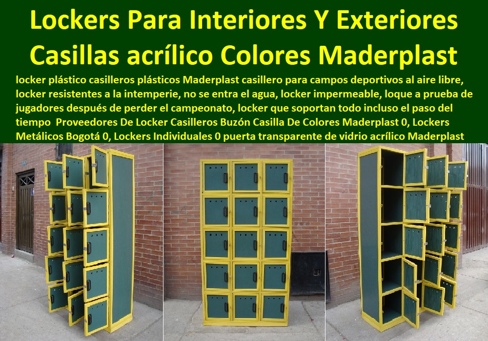 casilleros plasticos 0 lockers