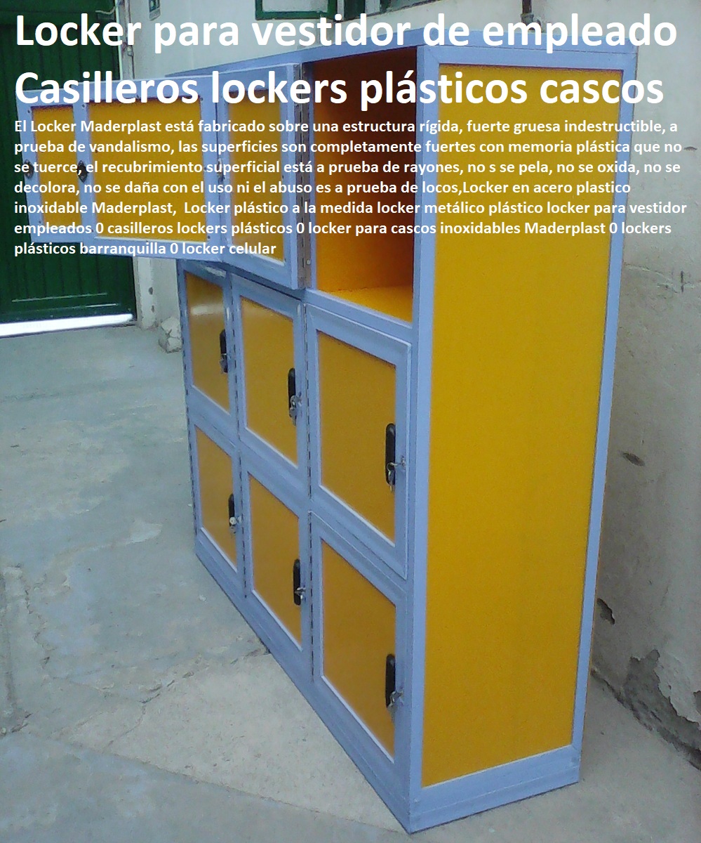 casilleros plasticos 0 lockers