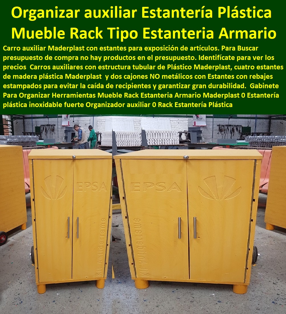 24 ESTANTERIAS PLÁSTICA 0 RACKS PLÁSTICOS 0 GABINETES DE PLÁSTICO 0