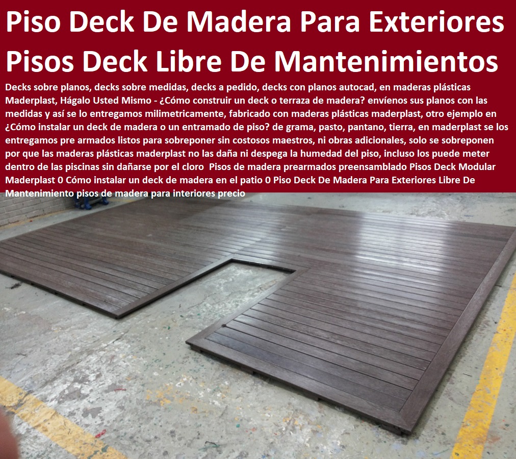 deck piso de terrazas 0 pisos flotantes