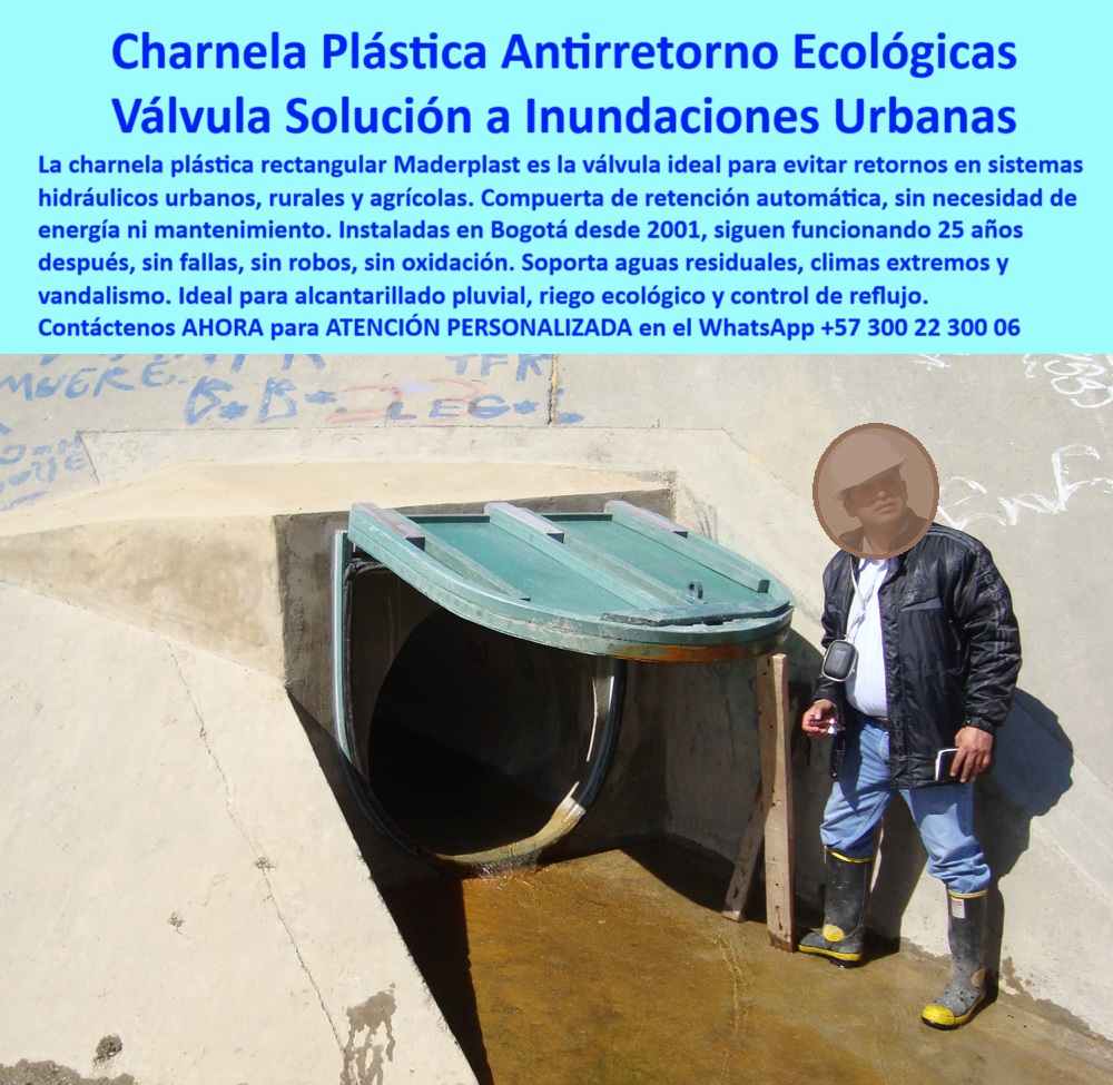 Charnela Para Canales Anti Retorno Instalación Charnelas Anti Inundaciones Maderplast 0 dique plástico de contención de retornos Qué charnela sirve para sistemas de riego ecológico Válvula Retención Rectangular canales 01 Charnela Para Canales Anti Retorno Instalación Charnelas Anti Inundaciones Maderplast 0 dique plástico de contención de retornos, - Qué charnela sirve para sistemas de riego ecológico, - Válvula-Retención-Rectangular, canales