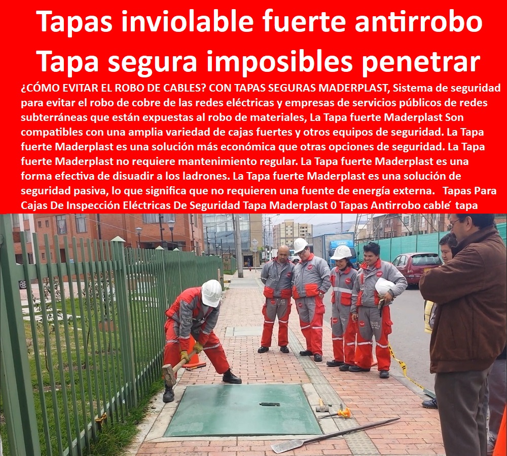 Tapas Para Cajas De Inspección Eléctricas De Seguridad Tapa Maderplast 0 Tapas Antirrobo cable ́ 0 Cajas De Derivación Redes Eléctricas Subterráneas 0 Caja Plástica Eléctrica Cajas de paso y cámaras plásticas 0 Tapas de inspección caja 0 Tapas Para Cajas De Inspección Eléctricas De Seguridad Tapa Maderplast 0 Tapas Antirrobo cable ́ 0 Cajas De Derivación Redes Eléctricas Subterráneas 0 Caja Plástica Eléctrica Cajas de paso y cámaras plásticas 0 Tapas de inspección caja 0  PROVEEDOR CISTRIBUIDOR FABRICANTE DE SUMINISTRO E INSTALACION DE MATERIALES PARA REDES ELÉCTRICAS 0 Obras De Urbanismo Eléctricas 0 Crucetas Para Redes Alta Y Media Tinción 0 Compuertas Para Hidroeléctricas 0 Diques Para Hidroeléctrica 0 Tapas Turbinas Generadoras 0 Insonorización De Turbinas Y Plantas Generadoras De Electricidad 0 Charnela Compuerta De 0 Tapas Para Pozos De Inspección 