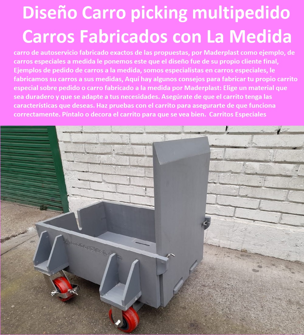 Carritos Especiales Sobre Pedido Carros Fabricados A La Medida Maderplast 0 diseño con rampla carreta de carga 4 ruedas 0 Carritos De Reparto De Mercancías Y Jaulas 0 Imágenes de Carros sencillo para picking 0 Carro de picking multipedido diseño 0 Carritos Especiales Sobre Pedido Carros Fabricados A La Medida Maderplast 0 diseño con rampla carreta de carga 4 ruedas 0 Carritos De Reparto De Mercancías Y Jaulas 0 Imágenes de Carros sencillo para picking 0 Carro de picking multipedido´ diseño