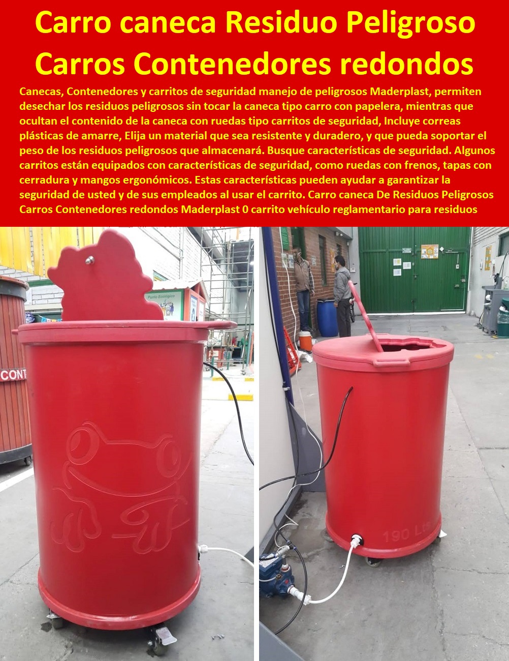 Carro caneca De Residuos Peligrosos Carros Contenedores redondos Maderplast 0 carrito vehículo reglamentario para residuos peligrosos 0 Contenedor De Basura Con Ruedas carros 0 carrito Contenedor de Basura residuos aprovechables 0 Carro Recoletor Carro caneca De Residuos Peligrosos Carros Contenedores redondos Maderplast 0 carrito vehículo reglamentario para residuos peligrosos 0 Contenedor De Basura Con Ruedas carros 0 carrito Contenedor de Basura residuos aprovechables 0 Carro Recoletor