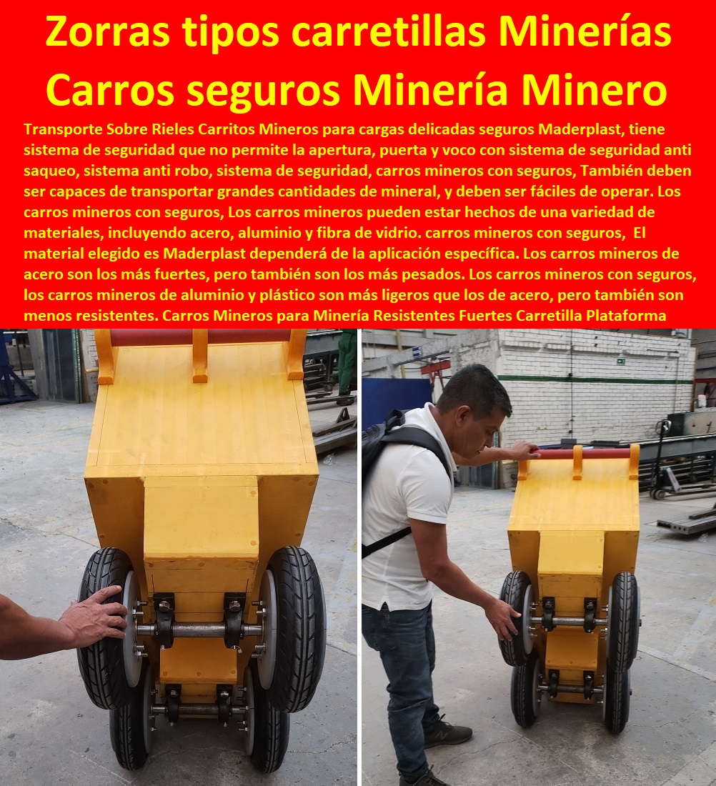 Carros Mineros para Minería Resistentes Fuertes Carretilla Plataforma Maderplast 0 Carro Plataforma 3.000kg de plástico resistente para Minería Mineros 0 Carro Plataforma con Timón para Minería Mineros 0 Zorra Industrial carretillas Minería 0 Carros Mineros para Minería Resistentes Fuertes Carretilla Plataforma Maderplast 0 Carro Plataforma 3.000kg de plástico resistente para Minería Mineros 0 Carro Plataforma con Timón para Minería Mineros 0 Zorra Industrial carretillas Minería 0