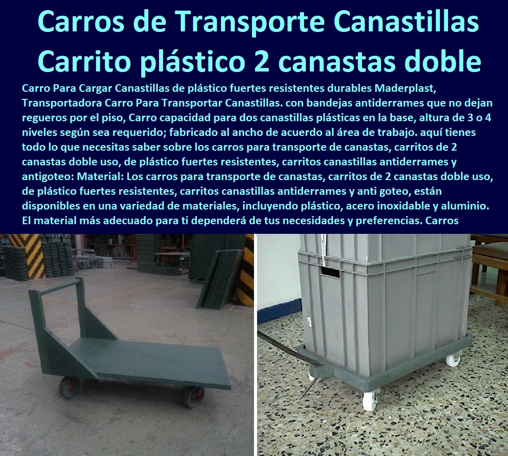 Carros Para Transporte Canastillas Carritos De 2 canastas doble uso Maderplast 0 Carrito para canastillas de restaurante 2 canastas doble uso 0 Carrito para canastillas de almacén 2 canastas doble uso 0 carrito plástico 2 canastas doble uso Carro 0 Carros Para Transporte Canastillas Carritos De 2 canastas doble uso Maderplast 0 Carrito para canastillas de restaurante 2 canastas doble uso 0 Carrito para canastillas de almacén 2 canastas doble uso 0 carrito plástico 2 canastas doble uso Carro