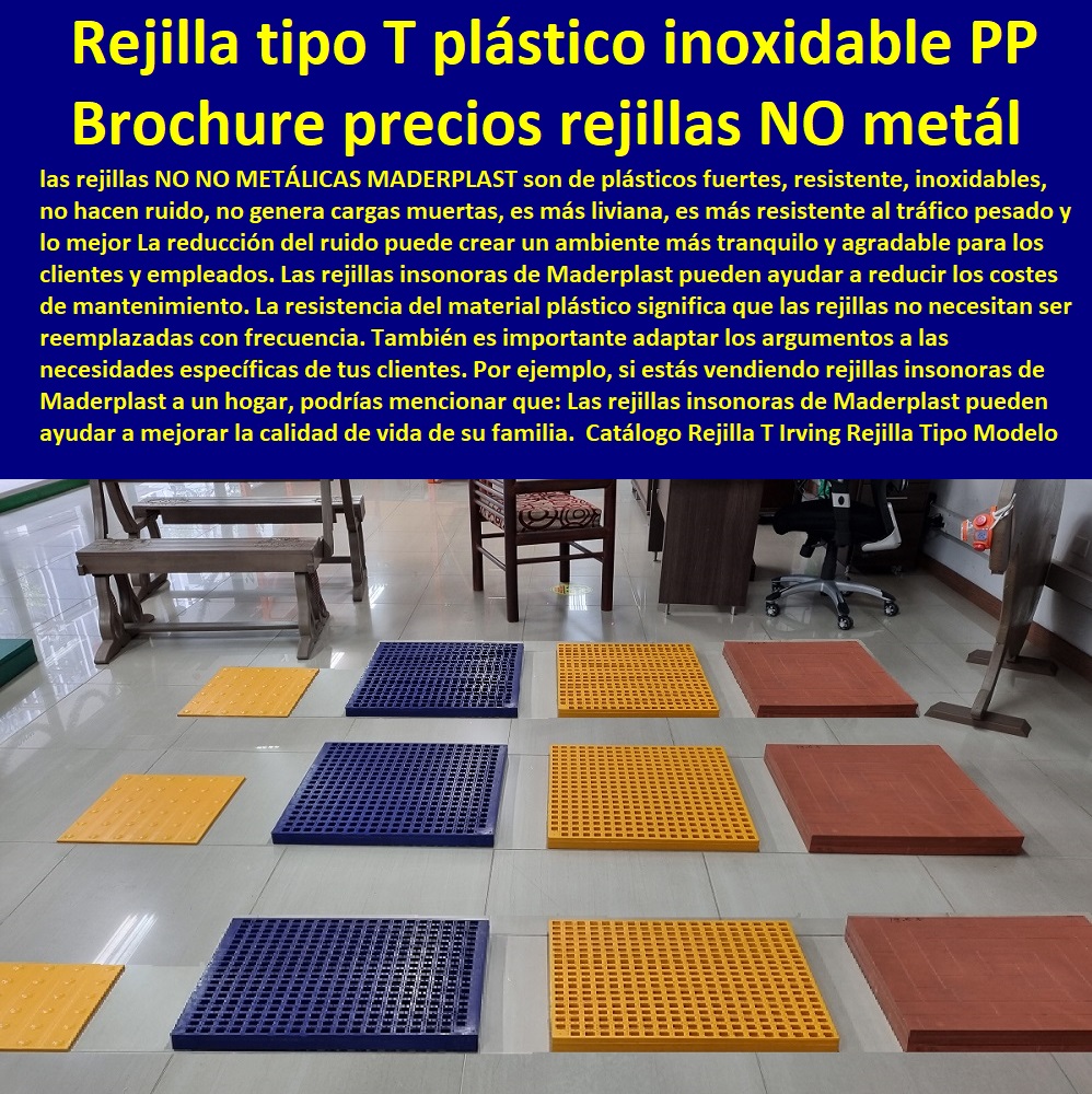 REJILLA PLASTICO CIERRE 15X15 - Hijos de CV Otero