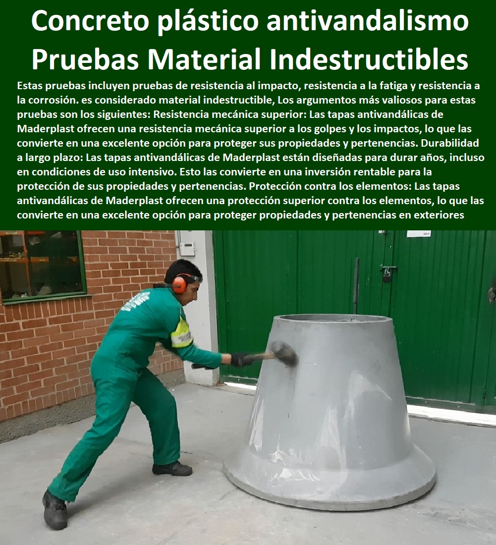 Prueba Materiales Indestructibles Ensayos Destructivos impacto Charpy Cono Maderplast 0 polipropileno usos cono concreto plástico 0 Nuevos materiales antivandalismol tipo de plástico cono concreto plástico 0 protección antivandalismo según norma Prueba Materiales Indestructibles Ensayos Destructivos impacto Charpy Cono Maderplast 0 polipropileno usos cono PRUEBAS Y ENSAYOS DE LABORATORIO 0 MEJORES MATERIALES MADERPLAST 0 CUÁL ES EL MEJOR MATERIAL 0 NUEVOS MATERIALES DE CONSTRUCCIÓN 0 Placas balísticas de protección antibala se pueden importar 0 plástico compuesto más fuerte que el acero 0 Pruebas destructivas de los materiales flexión 0 Descubren por casualidad el CrÓNi 0 Comparación Del Desgaste Por Abrasión en El plástico 0 Pruebas de tensión en polímeros 0 libros sobre plásticos pdf 0 pruebas de fricción, desgaste y resistencia al desgaste 0 astm f 1306 0 prueba punzón en plástico Maderplast 0 Alternativas 0 resistentes a la corrosión Acero Plástico Maderplast 0 Resistencia a la Penetración 0 concreto plástico 0 Nuevos materiales antivandalismol tipo de plástico cono concreto plástico 0 protección antivandalismo según norma 0 Prueba Materiales Indestructibles Ensayos Destructivos impacto Charpy Cono Maderplast 0 polipropileno usos cono concreto plástico 0 Nuevos materiales antivandalismol tipo de plástico cono concreto plástico 0 protección antivandalismo según norma