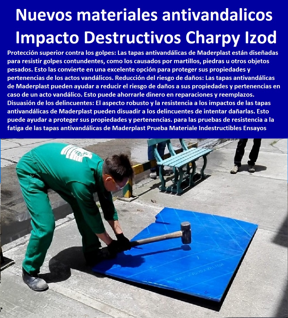 Prueba Materiales Indestructibles Ensayos Destructivos impacto Charpy Izod Maderplast 0 Nuevos materiales antivandalismo Análisis microscópico 0 ensayos destructivos y no destructivospruebas de impacto iso 0 pruebas de plásticopruebas de impacto 0 Prueba Materiales Indestructibles Ensayos Destructivos impacto Charpy Izod Maderplast 0 Nuevos materiales antivandalismo Análisis microscópico 0 ensayos destructivos y no destructivospruebas de impacto iso 0 PRUEBAS Y ENSAYOS DE LABORATORIO 0 MEJORES MATERIALES MADERPLAST 0 CUÁL ES EL MEJOR MATERIAL 0 NUEVOS MATERIALES DE CONSTRUCCIÓN 0 Placas balísticas de protección antibala se pueden importar 0 plástico compuesto más fuerte que el acero 0 Pruebas destructivas de los materiales flexión 0 Descubren por casualidad el CrÓNi 0 Comparación Del Desgaste Por Abrasión en El plástico 0 Pruebas de tensión en polímeros 0 libros sobre plásticos pdf 0 pruebas de fricción, desgaste y resistencia al desgaste 0 astm f 1306 0 prueba punzón en plástico Maderplast 0 Alternativas 0 resistentes a la corrosión Acero Plástico Maderplast 0 Resistencia a la Penetración 0 pruebas de plásticopruebas de impacto 0 Prueba Materiales Indestructibles Ensayos Destructivos impacto Charpy Izod Maderplast 0 Nuevos materiales antivandalismo Análisis microscópico 0 ensayos destructivos y no destructivospruebas de impacto iso 0 pruebas de plásticopruebas de impacto 0