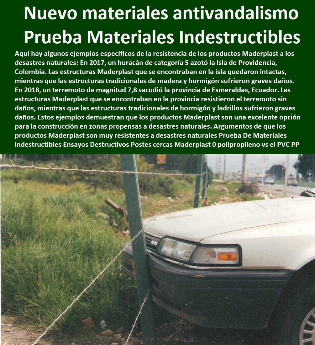Pruebas De Materiales Indestructibles Ensayos Destructivos Postes cercas Maderplast 0 polipropileno vs el PVC 0 pruebas de plástico Postes cercas 0 plástico transparente resistente al calor Postes cercas 0 Nuevos materiales antivandalismo material Pruebas De Materiales Indestructibles Ensayos Destructivos Postes cercas Maderplast 0 polipropileno vs el PVC 0 pruebas de plástico Postes cercas 0 plástico transparente resistente al calor Postes cercas 0 Nuevos materiales antivandalismo material 0 PRUEBAS Y ENSAYOS DE LABORATORIO 0 MEJORES MATERIALES MADERPLAST 0 CUÁL ES EL MEJOR MATERIAL 0 NUEVOS MATERIALES DE CONSTRUCCIÓN 0 esfuerzo puntual plástico Maderplast 0 Resistencia a la Penetración de punzonamiento 0 Materiales de Resistencia Balística 0 el mejor blindaje Maderplast 0 El acero inoxidable 0 acero plástico Maderplast 0 Prueba de resistencia a la corrosión de metales y Maderplast 0 Aplicación de pruebas de aislamiento plástico Maderplast 0 Ensayos de compresión de plásticos estructurales 0 el plástico es conductor o aislante del calor 0 Máquina de corte para cortar láminas de 0 excelentes propiedades resistencia al impacto 0 Resultados de la prueba de resistencia balística sobre planchas 0Pruebas De Materiales Indestructibles Ensayos Destructivos Postes cercas Maderplast 0 polipropileno vs el PVC 0 pruebas de plástico Postes cercas 0 plástico transparente resistente al calor Postes cercas 0 Nuevos materiales antivandalismo material
