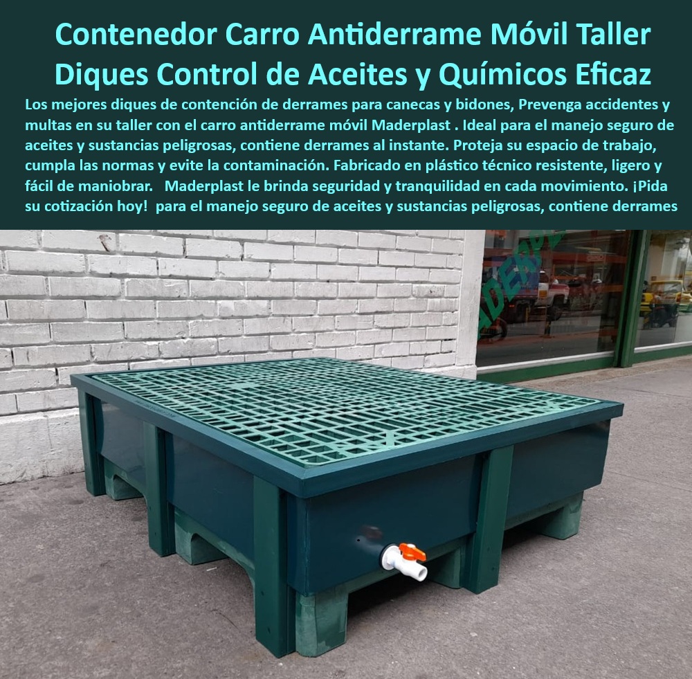 Contenedor Antiderrame Móvil Con Caja Retención Sustancias Químicas Maderplast Almacenamiento seguro de sustancias, - ¿Dónde puedo encontrar carros antiderrame móviles?, - ¿Qué contenedores son ideales para el almacenamiento de líquidos en talleres?, - Equipos de prevención de derrames, - Seguridad tranquilidad derrames movimientos, - Prevención accidentes multas más alto, - ¿Cuáles son los mejores equipos de contención para derrames industriales?, - Talleres químicos control diques, - Contenedor móvil de gran capacidad para taller, - Contenedores móviles antiderrames, - ¿Qué materiales son los más resistentes para contenedores antiderrames?, - Plástico resistente, - Carro antiderrame móvil taller, - Manejo seguro aceites sustancias, - Contenedores-Móviles, - Seguridad-Taller, - Contenedor Antiderrame Móvil, - Plástico técnico resistente contenedores, - ¿Cómo prevenir accidentes y multas en mi taller?, - Caja Retención Sustancias Químicas, - Cumplimiento normas seguridad derrames, - ¿Cómo implementar un sistema de prevención de derrames en mi taller?, - Almacenamiento-Líquidos-Taller, - Contenedores taller líquidos peligrosos, - ¿Quién vende carros anti derrame con diques para control de aceites?, - Carro móvil antiderrame con válvula, - Bandejas-Retención-Derrames, - Recomiéndame un carro antiderrame para el manejo de sustancias químicas, - Necesito bandejas de retención de derrames industriales, - Bandejas para reciclar sustancias químicas peligrosas, - Contenedor Antiderrame Móvil, - Ligero fácil maniobrar carro antiderrame, - Control-Aceites-Químicos, - Protección espacio trabajo derrames, - Contenedor de plástico con ruedas para talleres, - Contención derrames instantáneos, - Venta de bandejas de retención derrames industriales, - El contenedor es ideal para talleres y entornos industriales para evitar accidentes y contaminación, - Prevención de accidentes, - Diques control aceites y químicos, - Control de Diques, - Carro antiderrames móvil, - Las características clave incluyen la prevención de derrames, la movilidad y el cumplimiento de las normas de seguridad, - Sistema de contención de derrames para talleres, - Almacenamiento de líquidos en talleres, - La imagen muestra un contenedor antiderrames móvil diseñado para la manipulación y contención segura de aceites y productos químicos, - Compara las opciones de carros antiderrame para talleres, - Evitar contaminación mayores sustancias 0 ¿Cómo puedo prevenir derrames de aceites en mi taller, - Contención-derrames-industrial, - equipos-contención-industriales, - Manejo-seguro-sustancias-tóxicas cajas Contenedor Antiderrame Móvil Con Caja Retención Sustancias Químicas Maderplast 0 Cómo puedo prevenir derrames de aceites en mi taller Contención derrames industrial equipos contención industriales Manejo seguro sustancias tóxicas cajas Almacenamiento seguro de sustancias, - ¿Dónde puedo encontrar carros antiderrame móviles?, - ¿Qué contenedores son ideales para el almacenamiento de líquidos en talleres?, - Equipos de prevención de derrames, - Seguridad tranquilidad derrames movimientos, - Prevención accidentes multas más alto, - ¿Cuáles son los mejores equipos de contención para derrames industriales?, - Talleres químicos control diques, - Contenedor móvil de gran capacidad para taller, - Contenedores móviles antiderrames, - ¿Qué materiales son los más resistentes para contenedores antiderrames?, - Plástico resistente, - Carro antiderrame móvil taller, - Manejo seguro aceites sustancias, - Contenedores-Móviles, - Seguridad-Taller, - Contenedor Antiderrame Móvil, - Plástico técnico resistente contenedores, - ¿Cómo prevenir accidentes y multas en mi taller?, - Caja Retención Sustancias Químicas, - Cumplimiento normas seguridad derrames, - ¿Cómo implementar un sistema de prevención de derrames en mi taller?, - Almacenamiento-Líquidos-Taller, - Contenedores taller líquidos peligrosos, - ¿Quién vende carros anti derrame con diques para control de aceites?, - Carro móvil antiderrame con válvula, - Bandejas-Retención-Derrames, - Recomiéndame un carro antiderrame para el manejo de sustancias químicas, - Necesito bandejas de retención de derrames industriales, - Bandejas para reciclar sustancias químicas peligrosas, - Contenedor Antiderrame Móvil, - Ligero fácil maniobrar carro antiderrame, - Control-Aceites-Químicos, - Protección espacio trabajo derrames, - Contenedor de plástico con ruedas para talleres, - Contención derrames instantáneos, - Venta de bandejas de retención derrames industriales, - El contenedor es ideal para talleres y entornos industriales para evitar accidentes y contaminación, - Prevención de accidentes, - Diques control aceites y químicos, - Control de Diques, - Carro antiderrames móvil, - Las características clave incluyen la prevención de derrames, la movilidad y el cumplimiento de las normas de seguridad, - Sistema de contención de derrames para talleres, - Almacenamiento de líquidos en talleres, - La imagen muestra un contenedor antiderrames móvil diseñado para la manipulación y contención segura de aceites y productos químicos, - Compara las opciones de carros antiderrame para talleres, - Evitar contaminación mayores sustancias 0 Contenedor Antiderrame Móvil Con Caja Retención Sustancias Químicas Maderplast 0 ¿Cómo puedo prevenir derrames de aceites en mi taller, - Contención-derrames-industrial, - equipos-contención-industriales, - Manejo-seguro-sustancias-tóxicas cajas
