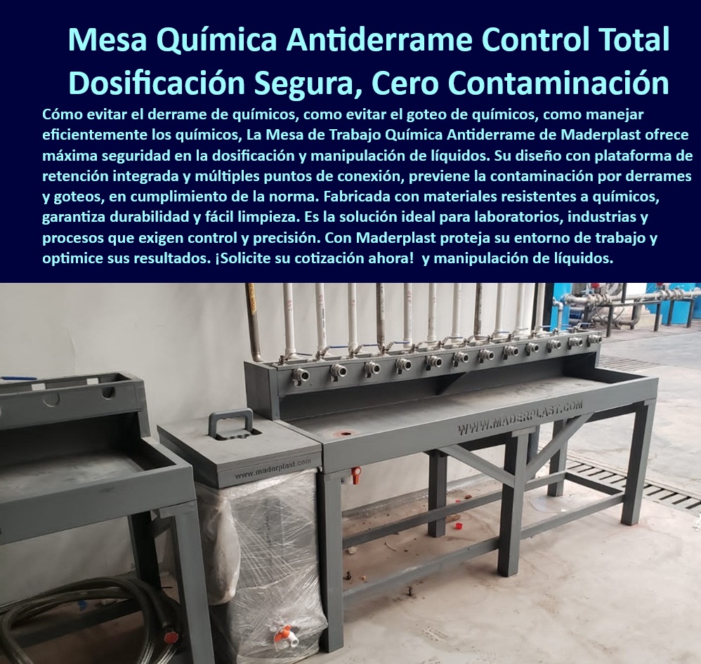 Dosificador mesa Retención Derrames Contenedor Goteo Materiales Líquidos Maderplast Control de goteo en industrias químicas, - ¿Cuáles son las mejores soluciones para almacenamiento seguro de químicos?, - Estación-de-dosificación-segura, - Contenedor-seguro-líquidos, - Prevención de contaminación en procesos químicos, - Plataforma modular para dosificación de químicos, - Mesa de dosificación segura para laboratorios, - Soluciones de almacenamiento seguro de líquidos, - Plataforma portátil para líquidos peligrosos, - Contenedores industriales para prevención de derrames, - ¿Cómo prevenir la contaminación por derrames industriales?, - Control-de-derrames-químicos, - Seguridad en estaciones de dosificación química, - Almacenamiento-seguro-de-líquidos, - Innovación en bandejas recolectoras de líquidos, - Seguridad en manejo de sustancias peligrosas, - ¿Dónde comprar una plataforma de retención de químicos móvil?, - Contenedores industriales para control de derrames, - Almacenamiento eficiente de líquidos inflamables, - Soluciones-en-manipulación-de-químicos, - Plataforma antiderrame para manipulación de líquidos, - Plataforma segura para manipulación de fluidos, - Prevención-de-contaminación-laboratorios, - Equipos de retención para almacenamiento de químicos, - Plataforma de retención de químicos móvil, - Protección contra contaminación por químicos, - Equipos para contención de químicos corrosivos, - Innovación en control de derrames industriales, - Bandejas de retención para químicos industriales, - Estación antiderrame para manejo de químicos, - Innovación-en-retención-industrial, - Seguridad-en-manipulación-de-químicos, - Contención de líquidos en procesos industriales, - Estaciones de seguridad para manipulación de aceites, - Soluciones para prevención de contaminación por químicos, - Soluciones avanzadas en control de líquidos, - Estaciones seguras para almacenamiento de sustancias peligrosas, - Plataforma-antiderrame-químicos, - Innovación en mesas de trabajo antiderrame, - ¿Qué bandejas recolectoras son ideales para líquidos peligrosos?, - Protección-en-manejo-de-químicos, - Bandejas recolectoras de líquidos peligrosos, - Sistemas de almacenamiento de químicos resistentes, - Seguridad en manipulación de líquidos industriales, - ¿Cómo mejorar la seguridad en la manipulación de fluidos químicos? 0 Plataforma-retención-químicos-móvil, - Prevención-contaminación-derrames, - Soluciones almacenamiento químicos seguros - Bandejas recolectoras de líquidos Dosificador mesa Retención Derrames Contenedor Goteo Materiales Líquidos Maderplast 0 Plataforma retención químicos móvil Prevención contaminación derrames Soluciones almacenamiento químicos seguros Bandejas recolectoras de líquidos Control de goteo en industrias químicas, - ¿Cuáles son las mejores soluciones para almacenamiento seguro de químicos?, - Estación-de-dosificación-segura, - Contenedor-seguro-líquidos, - Prevención de contaminación en procesos químicos, - Plataforma modular para dosificación de químicos, - Mesa de dosificación segura para laboratorios, - Soluciones de almacenamiento seguro de líquidos, - Plataforma portátil para líquidos peligrosos, - Contenedores industriales para prevención de derrames, - ¿Cómo prevenir la contaminación por derrames industriales?, - Control-de-derrames-químicos, - Seguridad en estaciones de dosificación química, - Almacenamiento-seguro-de-líquidos, - Innovación en bandejas recolectoras de líquidos, - Seguridad en manejo de sustancias peligrosas, - ¿Dónde comprar una plataforma de retención de químicos móvil?, - Contenedores industriales para control de derrames, - Almacenamiento eficiente de líquidos inflamables, - Soluciones-en-manipulación-de-químicos, - Plataforma antiderrame para manipulación de líquidos, - Plataforma segura para manipulación de fluidos, - Prevención-de-contaminación-laboratorios, - Equipos de retención para almacenamiento de químicos, - Plataforma de retención de químicos móvil, - Protección contra contaminación por químicos, - Equipos para contención de químicos corrosivos, - Innovación en control de derrames industriales, - Bandejas de retención para químicos industriales, - Estación antiderrame para manejo de químicos, - Innovación-en-retención-industrial, - Seguridad-en-manipulación-de-químicos, - Contención de líquidos en procesos industriales, - Estaciones de seguridad para manipulación de aceites, - Soluciones para prevención de contaminación por químicos, - Soluciones avanzadas en control de líquidos, - Estaciones seguras para almacenamiento de sustancias peligrosas, - Plataforma-antiderrame-químicos, - Innovación en mesas de trabajo antiderrame, - ¿Qué bandejas recolectoras son ideales para líquidos peligrosos?, - Protección-en-manejo-de-químicos, - Bandejas recolectoras de líquidos peligrosos, - Sistemas de almacenamiento de químicos resistentes, - Seguridad en manipulación de líquidos industriales, - ¿Cómo mejorar la seguridad en la manipulación de fluidos químicos? 0 Dosificador mesa Retención Derrames Contenedor Goteo Materiales Líquidos Maderplast 0 Plataforma-retención-químicos-móvil, - Prevención-contaminación-derrames, - Soluciones almacenamiento químicos seguros - Bandejas recolectoras de líquidos