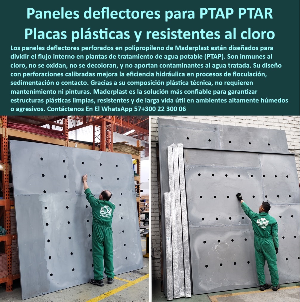 Láminas En Polipropileno Para Recubrimiento Interior De Tanques Placas Maderplast 0 paneles modulares deflectores internos Quién fabrica placas plásticas anticorrosivas para PTAR Qué material es ideal proteger tanques de ptar deflectores plásticos con perforaciones calibradas para PTAR, - paneles plásticos de instalación rápida sin necesidad de mantenimiento, - recubrimiento plástico interior con larga vida útil en PTAP, - placas-polipropileno-industrial, - ¿Dónde comprar deflectores plásticos resistentes a rayos UV ?, solución definitiva, recubrimiento interior sin mantenimiento, - estructura plástica técnica para protección contra químicos agresivos, - placas-para-flujo-agua, - protección-interna-de-tanques, - deflectores internos para tanques de sedimentación de agua, - panel para protección de tanques hidráulicos, - placas de protección interna sin óxido ni contaminación, - sistemas plásticos para optimizar floculación en procesos hidráulicos, - sistema modular de placas plásticas para plantas de agua, - ¿Dónde venden placas anticorrosivas para plantas de tratamiento de agua?, - protección interna con paneles anticorrosivos en tanques hidráulicos, - lámina anticorrosiva para aguas tratadas, - láminas plásticas técnicas anticorrosivas para plantas PTAP, - panel plástico perforado industrial, - ¿Cuál es la mejor lámina plástica para resistir químicos y cloro?, - placas grises modulares resistentes, - paneles perforados plásticos para división de flujo en ptap, - paneles-plásticos-anticorrosivos, - recubrimientos interiores para tanques industriales anticorrosivos, - lámina de polipropileno para PTAR, - ¿Qué panel plástico usar para recubrir tanques de agua potable?, - Soporte técnico autorizado - recubrimiento-interior-tanques, - sistema modular de deflectores hidráulicos, - placas anticorrosivas de alta ingeniería para PTAP, - placas deflectoras que no contaminan el agua potable tratada, - paneles resistentes a cloro puro para captaciones industriales, - placas de alta resistencia a rayos UV para plantas técnicas, - deflectores plásticos industriales para plantas de agua, - placas resistentes a cloro sin pintura ni recubrimientos adicionales, - deflectores hidráulicos de polipropileno para eficiencia de sedimentación, - estructura plástica técnica de alta resistencia, - recubrimiento-industrial-sin-oxidación, - láminas plásticas resistentes a químicos para tratamiento de agua potable, - sistemas de paneles plásticos para protección de agua potable, - deflectores plásticos modulares para captaciones sanitarias y urbanas, - deflectores industriales plásticos para mejorar eficiencia hidráulica, - deflectores-para-ptar, - paneles modulares resistentes para estructuras de agua tratada, - paneles técnicos reforzados para protección de procesos de agua, - placas de polipropileno anticorrosivas para recubrimiento de tanques, - paneles de polipropileno resistentes para recubrimiento interior de tanques, - deflectores plásticos de alta eficiencia para sistemas hidráulicos, - paneles plásticos deflectores resistentes al cloro para plantas ptar, - láminas-plásticas-resistentes, - ¿Qué paneles modulares mejoran la eficiencia en PTAR?, - Descripción Optimizada de la Imagen: La imagen muestra los innovadores paneles plásticos deflectores en polipropileno de alta resistencia fabricados por Maderplast, diseñados para dividir el flujo hidráulico en plantas de tratamiento de agua potable (PTAP) y plantas de aguas residuales (PTAR). Estas placas perforadas, anticorrosivas y resistentes a cloro puro, mejoran la eficiencia en procesos de sedimentación, floculación y separación de sólidos sin riesgo de oxidación ni contaminación. Gracias a su ingeniería avanzada, los paneles de Maderplast no requieren mantenimiento ni pinturas, superando en vida útil y confiabilidad a los sistemas tradicionales metálicos, convirtiéndose en la solución ideal para ambientes altamente exigentes, - placas industriales resistentes a ambientes de alta humedad, - placas resistentes al cloro y rayos UV para PTAR, - placas plásticas resistentes al cloro, - sistema-de-deflectores-hidráulicos, - deflectores-plásticos-para-ptap 0  Láminas En Polipropileno Para Recubrimiento Interior De Tanques Placas Maderplast 0 paneles-modulares-deflectores-internos, - Quién fabrica placas plásticas anticorrosivas para PTAR, - Qué material es ideal proteger tanques de ptar