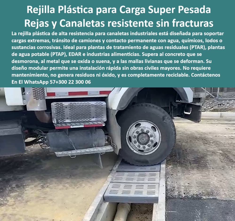 Rejilla De Alta Resistencia Química Y Mecánica Rejillas Canaletas Captación Maderplast 0 para zonas con contacto continuo con agua y químicos rejilla para zonas húmedas en plantas potabilizadoras rejilla plástica Ptar Ptap PP rejillas plásticas para zonas industriales con químicos, - rejilla industrial para zonas químicas y corrosivas, - malla plástica resistente al agua y químicos, - malla plástica para captación de aguas industriales, - rejilla de alta resistencia para plantas PTAR y EDAR, - drenaje-industrial-plástico-resistente, - rejilla plástica resistente sin fracturas para tránsito pesado, - malla plástica anticorrosiva para tránsito vehicular, - ¿Cuál es la mejor rejilla para zonas húmedas industriales ?, guía técnica, artículo experto,  rejillas-zonas-químicas-húmedas, - rejillas resistentes a presión constante y sustancias agresivas, - canaleta plástica para plantas de tratamiento de agua, - mallas-de-canaleta-anticorrosivas, - rejillas-modulares-para-ptap, - solución plástica para drenaje con tránsito pesado, - canaleta-plástica-para-ptar, - rejilla modular para plantas potabilizadoras y sanitarias, - ¿Qué rejilla sirve para canaletas con químicos?, Respuesta técnica estructurada sobre - ¿Rejilla plástica resistente para plantas de tratamiento?, - rejilla prefabricada para redes de saneamiento, - rejilla plástica para zonas húmedas industriales, - rejilla plástica con soporte estructural reforzado, - solución plástica para canaletas en ambientes extremos, - Descripción Optimizada de la Imagen Es: La imagen presenta una rejilla plástica industrial Maderplast instalada sobre canaletas para zonas de tránsito pesado, diseñada para soportar el paso continuo de camiones sin fracturas ni deformaciones. Fabricada en polímero técnico, esta rejilla es resistente al contacto constante con agua, lodos, químicos y sustancias corrosivas, ideal para plantas PTAR, PTAP, EDAR e industrias alimentarias. Su diseño modular permite una instalación rápida sin obras pesadas, sin óxido, sin mantenimiento y completamente reciclable. Maderplast ofrece una alternativa superior al concreto o metal, garantizando seguridad estructural, resistencia extrema y durabilidad prolongada en condiciones industriales exigentes. Elige Maderplast como la solución robusta y sostenible para tu infraestructura hidráulica, - canaleta plástica con resistencia a impacto constante, - rejillas prefabricadas para plantas alimenticias y químicas, - rejilla plástica de alta resistencia mecánica, - rejilla industrial libre de mantenimiento sin óxido, - rejilla anticorrosiva para canales de drenaje PTAR, - rejilla-industrial-para-cargas-extremas, - cubierta plástica para canaleta con carga pesada, - rejilla-plastica-industrial-resistente, - solución plástica para rejillas de alta resistencia mecánica, - ¿Rejilla que no se rompe con el peso de camiones?, - sistema de drenaje industrial sin fracturas, - sistema de canaletas reforzadas para EDAR y PTAP, - rejilla-plastica-industrial-para-canaletas-trafico-pesado-zonas-quimicas-humedas-resistente-a-impacto-reciclable-ptar-edar-mantenimiento-cero, - ¿Dónde venden rejillas plásticas para tránsito pesado?, - Respaldo técnico con experiencia - rejillas modulares anticorrosivas para canales técnicos, - rejilla-plastica-reciclable-industrial, - cubrimiento de canaletas para zonas con agua y lodos, - rejillas sin fracturas ni deformaciones bajo presión, - solución plástica para cubiertas de desagüe industrial, - sistema de rejilla plástica reciclable para industria pesada, - rejilla plástica para paso de camiones, - rejillas-para-trafico-pesado, - mallas plásticas industriales para conducción de aguas, - rejilla modular industrial anticorrosiva, - sistema plástico de captación y drenaje industrial, - tapado de canales para plantas de residuos líquidos, - rejilla plástica sin mantenimiento para zonas técnicas, - drenaje plástico con resistencia estructural para tránsito, - rejillas modulares que no se oxidan ni fracturan, - rejilla industrial resistente a humedad, impacto y presión, - rejillas-industriales-sin-fracturas, - rejillas resistentes al paso de camiones y cargas pesadas, - canaleta plástica en planta de tratamiento PTAR 0 Rejilla De Alta Resistencia Química Y Mecánica Rejillas Canaletas Captación Maderplast 0 para zonas con contacto continuo con agua y químicos, -  rejilla para zonas húmedas en plantas potabilizadoras, - rejilla plástica Ptar Ptap PP