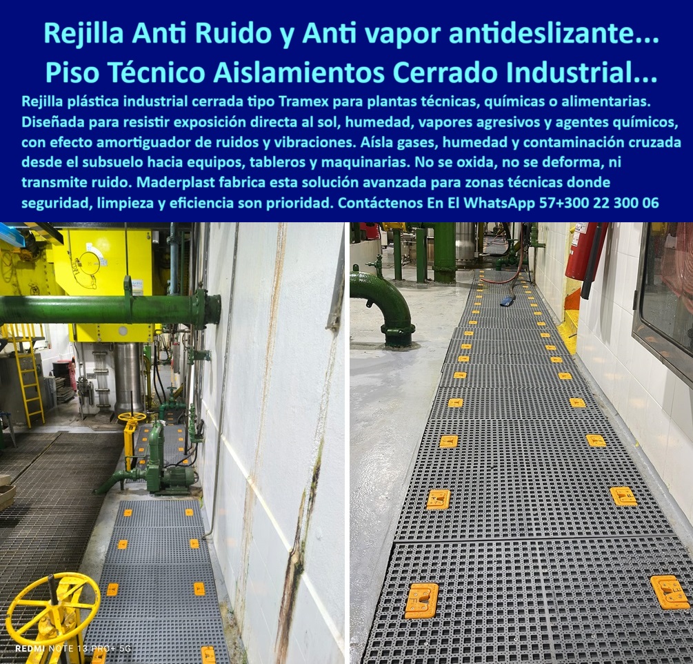Rejilla Plástica Industrial Antideslizante Plantas De Tratamiento Rejillas Irving Maderplast 0 Rejilla que soporte químicos y sol directo rejilla plástica de paso elevado para zonas técnicas rejilla de paso peatonal resistente Piso técnico plástico resistente a químicos y exposición solar, - plataformas industriales plásticas para aislamiento de ruido, - soluciones de pisos plásticos para aislamiento de vibraciones, - sistemas de piso plástico para tránsito técnico, - Rejilla plástica antideslizante para zonas de tránsito industrial, - rejilla plástica resistente a químicos y sol directo, - ¿Qué rejilla plástica resiste químicos y sol directo?, - pisos plásticos durables para control de tránsito peatonal, - piso técnico de polipropileno para zonas industriales, - plataformas de paso resistentes a vapores y humedad, - Rejillas plásticas industriales para control de vibraciones, - ¿Qué piso plástico ayuda a aislar ruido y vibraciones?, - pisos industriales resistentes a químicos y vapor, - plataformas técnicas antideslizantes industriales, - rejilla-para-zonas-químicas, - rejillas visibles resistentes para tránsito pesado, - rejilla-plástica-industrial, - plataformas industriales de polipropileno anticorrosivo, - pisos modulares anticorrosivos para plantas de procesamiento, - sistemas de aislamiento de ruido con piso plástico, - soluciones de piso plástico para zonas agresivas, - piso-antideslizante-industrial, - Descripción Optimizada de la Imagen: La imagen muestra un sistema de rejilla plástica industrial cerrada tipo Tramex, diseñado para zonas técnicas, químicas y alimentarias. Este piso técnico de polipropileno soporta exposición directa al sol, humedad constante y vapores agresivos, ofreciendo protección contra la corrosión y resistencia estructural prolongada. Gracias a su diseño antideslizante y su estructura reforzada, está rejilla plástica proporciona tránsito seguro en áreas industriales de alta exigencia, aislando ruido, vibraciones y contaminación cruzada del subsuelo hacia equipos o tableros. Fabricada por Maderplast, esta solución avanzada es ideal para ambientes donde la seguridad operativa, la limpieza y la durabilidad son prioridades absolutas. Con su enfoque en innovación industrial, Maderplast ofrece plataformas plásticas que combinan resistencia extrema, facilidad de instalación y reducción significativa de costos de mantenimiento, optimizando la eficiencia en plantas de tratamiento, químicas y alimentarias. Maderplast: innovación, seguridad y durabilidad industrial al servicio de los entornos más exigentes, - pisos-industriales-anticorrosivos, - rejillas de paso peatonal resistentes a contaminantes, - emparrillado plástico de paso elevado para zonas técnicas, - ¿Dónde venden pisos técnicos de polipropileno para industria?, - pisos industriales plásticos de alta resistencia técnica, - soluciones de piso plástico antideslizante industrial, - ¿Cuál rejilla industrial soporta tránsito y exposición agresiva?, - plataformas-anti ruido-industriales, - rejillas plásticas resistentes a exposición solar, - soluciones de aislamiento de ruido con rejillas plásticas, - plataformas de polipropileno para plantas de tratamiento, - pisos-técnicos-industriales, - soluciones-de-tránsito-plástico, - plataformas visibles para tránsito industrial técnico, - rejilla plástica de paso elevado para áreas técnicas, - rejillas industriales plásticas para paso peatonal seguro, - plataformas plásticas visibles para zonas industriales críticas, - Sistemas de piso plástico anticorrosivo para tránsito peatonal, - ¿Qué plataforma plástica es ideal para zonas técnicas industriales ?, asesoría para compra técnica, piso técnico de polipropileno para plantas químicas, - piso-de-polipropileno-industrial, - Soluciones de plataformas plásticas para zonas técnicas industriales, - plataformas-plásticas-para-industria, - sistemas de protección de tránsito en ambientes corrosivos, - rejillas de paso para áreas de tratamiento, - pisos plásticos industriales anticorrosivos para plantas, - rejillas-para-entornos-agresivos, - sistemas de paso elevado plásticos para plantas, - plataformas de polipropileno resistentes al sol, - rejillas antideslizantes para zonas de riesgo químico, - rejilla plástica de paso industrial, - emparrillado plástico resistente a agentes químicos agresivos, - plataformas de tránsito elevadas para zonas industriales 0 Rejilla Plástica Industrial Antideslizante Plantas De Tratamiento Rejillas Irving Maderplast 0 Rejilla que soporte químicos y sol directo, - rejilla plástica de paso elevado para zonas técnicas, - rejilla de paso peatonal resistente