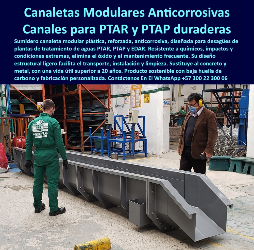 Sumidero Canaleta Modular Desagües Canales de Rejilla Ptap Ptar Edar Maderplast 0 Canaleta modulares para tratamiento Canaleta plástica reforzada rejilla anticorrosiva ideal para plantas PTAR canal con rejilla planta de Ptar canal reforzado para desagüe sostenible, - sistemas de canaletas con inclinación programada, - drenaje-ptar-industrial, - canaleta con estructura técnica, - drenaje industrial con pendiente personalizada, - canaleta plástica con diseño estructural ligero sin mantenimiento, - sumidero de aguas residuales, - canaleta-modular-plástica-reforzada-para-tratamiento-de-aguas-residuales-con-pendiente-programada-industrial-ptar-edar-maderplast, - canal con pendiente personalizada, - drenaje-plástico-reforzado, - sistema de canaleta industrial anticorrosiva, - canal sin oxidación para ambientes severos, - canal-plástico-para-edar, - canal-prefabricado-sobre-planos, - canal-para-zonas-químicas, - canal de sumidero duradero para zona húmeda, - drenaje de aguas residuales con mínima intervención, - rejilla-anticorrosiva-industrial, - drenaje prefabricado para tratamiento, - canal modular fabricado con polímeros técnicos, - drenaje eficiente con diseño personalizado, - ¿Cuál es la mejor canaleta para aguas industriales?, - Artículo validado por ingeniería - canal sostenible de larga vida, - canal con rejilla técnica para químicos agresivos, - sumidero con estructura plástica de alta resistencia, - Descripción Optimizada De La Imagen Es: La imagen presenta una canaleta modular plástica Maderplast, fabricada con polímeros técnicos de alta resistencia, ideal para plantas PTAR, PTAP y EDAR. Diseñada para soportar tráfico pesado, químicos agresivos y ambientes extremos, esta canaleta es 100 % anticorrosiva y no requiere mantenimiento. Maderplast es el único fabricante que produce canaletas con caída personalizada, inclinación de pendiente o desnivel programado según planos del cliente, optimizando el flujo y reduciendo riesgos de estancamiento. Esta solución prefabricada liviana y duradera es perfecta para reemplazar sistemas metálicos u oxidados. Maderplast garantiza eficiencia, larga vida útil y sostenibilidad en cada proyecto, - canal pluvial reforzado para plantas de tratamiento, - canaleta plástica reforzada, - soluciones sostenibles en canaletas para tratamiento de agua, - canaleta modular ptar, - ¿Qué canal de desagüe tiene pendiente programada?, Respaldo técnico con experiencia comprobada en - ¿Dónde comprar canaleta con rejilla anticorrosiva ?, solución definitiva, canaleta sin filtraciones para redes hidráulicas, - canaleta técnica para tratamiento de aguas negras, - sistema de drenaje anticorrosivo prefabricado para EDAR, - canaleta modular con pendiente personalizada para aguas residuales, - canal-con-inclinación-programada, - canal modular industrial hecho a pedido, - pendiente programada para canal de desagüe, - canaleta-sin-mantenimiento, - canal anticorrosivo industrial, - solución en canaletas sostenibles para plantas, - canal de conducción con pendiente sobre plano, - canaleta prefabricada anticorrosiva para plantas PTAP, - sistema de desagüe plástico, - canaleta modular con diseño estructural liviano, - ¿Qué canaleta usar para zonas con químicos y humedad ?, fabricante confiable, canaleta modular plástica reforzada para ptar, - sumidero-industrial-anticorrosivo, - canaleta plástica para tráfico pesado sin óxido, - canal industrial sin mantenimiento para EDAR, - canal con caída controlada, - canaleta con caída controlada para agua residual, - canaleta-modular-industrial, - ¿Quién vende canaletas plásticas reforzadas para PTAR?, - canal pluvial reforzado para plantas de tratamiento ptar, - canal prefabricado sin recubrimiento epóxico 0 Sumidero Canaleta Modular Desagües Canales de Rejilla Ptap Ptar Edar Maderplast 0 Canaleta-modulares-para-tratamiento, - Canaleta plástica reforzada rejilla anticorrosiva, ideal para plantas PTAR, - canal con rejilla planta de Ptar