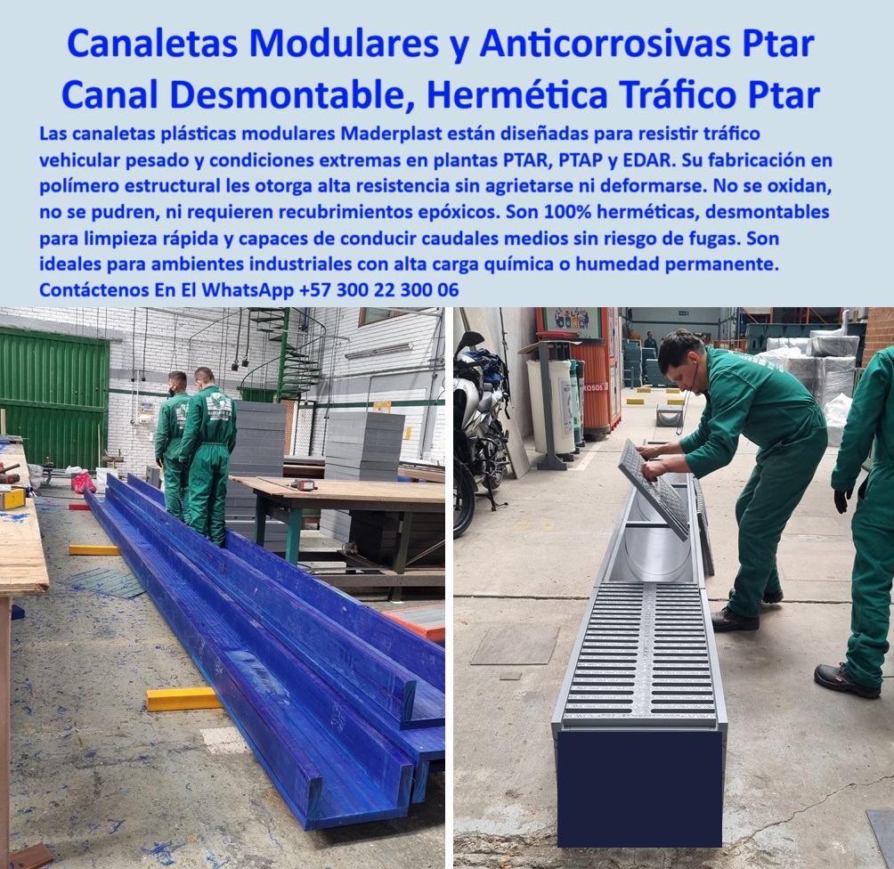 Sumidero Canaleta Modular Desagües Canales de Rejilla Ptap Ptar Edar Maderplast 0 Canaleta desmontable para canal Canaleta plásticas para caudales medios Canaleta para captación ptar Canaleta anticorrosivas se recomiendan rejillas de polipropileno para caudales medios, - canaleta para plantas PTAR, - canaleta plástica reforzada, - canaletas modulares desmontables anticorrosivas para ptar, - pendiente programada canal industrial, - canaletas prefabricadas con inclinación para tratamiento de aguas industriales, - drenaje-prefabricado-industrial, - ¿Qué canaletas tienen pendiente para mejor flujo de agua?, - soluciones Maderplast en canales industriales prefabricados, - sistema prefabricado de canaletas para tráfico pesado, - rejilla-polipropileno-industrial, - canaletas industriales con caída, - Descripción Optimizada De La Imagen Es: La imagen muestra una canaleta plástica modular reforzada de Maderplast, diseñada para sistemas industriales de drenaje en plantas PTAR, PTAP y EDAR. Su estructura anticorrosiva de polímero técnico permite soportar tráfico vehicular pesado y condiciones agresivas sin deformarse, oxidarse ni agrietarse. Maderplast es el único fabricante que ofrece canaletas con pendiente programada desde el 0.05 % hasta el 45 %, ajustadas al plano técnico del cliente para garantizar el flujo hidráulico ideal. Estas canaletas Maderplast son desmontables, herméticas y no requieren mantenimiento, representando la mejor alternativa técnica frente al concreto y al metal. ¿Cómo dijo que las quería? Así las tendrá. Así es, las fabrica Maderplast, - rejilla desmontable para inspección rápida en ptar, - rejillas-modulares-anticorrosivas, - sistema modular de desagüe, - canal industrial reforzado para ambientes corrosivos y tráfico pesado, - canaletas plásticas prefabricadas para redes hidráulicas, - canal para aguas residuales, - canal para conducción de lodos químicos y grasos, - canales resistentes a rayos UV y humedad, - canaleta plástica hermética para aguas residuales, - canaleta-plástica-industrial, - ¿Cuáles son las mejores rejillas sin óxido para tráfico pesado ?, recomendación estructurada,  canal de drenaje con caída fabricado a medida, - canales anticorrosivos para ambientes húmedos extremos, - canal-modular-con-inclinación, - canal técnico industrial resistente a químicos, - productos sostenibles para drenaje técnico en PTAR y EDAR, - rejillas plásticas industriales con pendiente programada, - canaletas resistentes para captación de aguas industriales, - ¿Dónde consigo canaletas plásticas industriales para plantas de tratamiento?, - soluciones en canaletas plásticas con inclinación ajustada, - sistema de canaletas desmontables con pendiente ajustable, - canales plásticos reforzados para tráfico vehicular, - canaleta-plástica-modular-anticorrosiva-ptar-con-inclinación-deseada-drenaje-industrial-tráfico-pesado-sin-mantenimiento, - canaleta plástica con rejilla libre de mantenimiento, - ¿Qué canaletas plásticas sirven para aguas residuales industriales ?, asesoría para compra técnica, canales-para-aguas-residuales, - canal técnico prefabricado Maderplast, - diseño técnico de canaletas con planos hidráulicos, - sistema de drenaje para plantas PTAP y EDAR, - drenaje industrial modular sin mantenimiento, - soluciones-maderplast-industriales, - canaleta con pendiente controlada para aguas negras, - drenaje-industrial-ptar, - ¿Hay canaletas que no necesiten mantenimiento en zonas químicas?, - rejilla desmontable anticorrosiva, - mejores soluciones modulares para drenaje sin óxido ni mantenimiento, - desagüe plástico de tráfico pesado, - estructura resistente a químicos, - canaletas de captación para aguas pluviales industriales, - canaleta plástica sin óxido con resistencia estructural, - sistemas-de-canaletas-maderplast, - drenaje modular anticorrosivo plantas de tratamiento, - canaletas-con-pendiente, - desagües industriales modulares de alta durabilidad 0 Sumidero Canaleta Modular Desagües Canales de Rejilla Ptap Ptar Edar Maderplast 0 Canaleta desmontable para canal, - Canaleta plásticas para caudales medios, - Canaleta para captación ptar, - Canaleta anticorrosivas se recomiendan 0