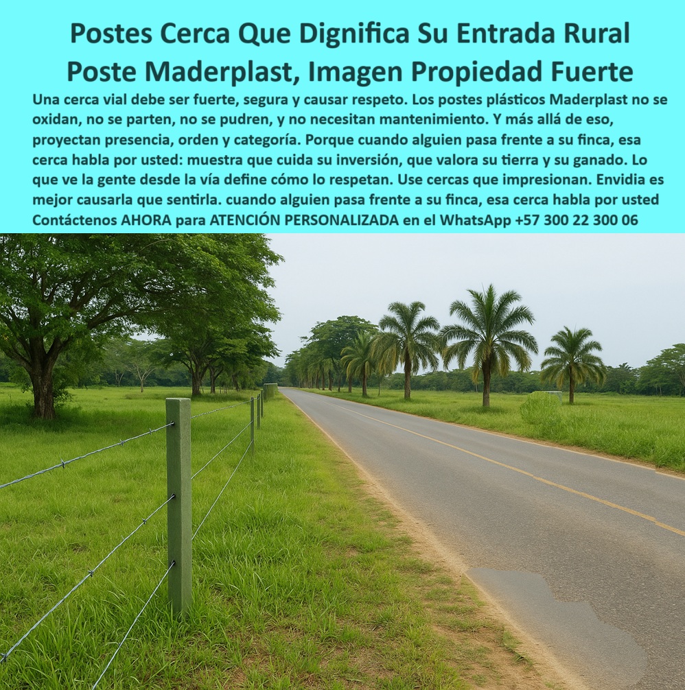 Cercas Viales Postes Postes Para Carreteras Vías Lineamientos Senderos Maderplast 0 postes sin mantenimiento alternativa madera poste plástico sólido para zonas tropicales cerca eléctrica ganadera sin mantenimiento poste  poste fuerte para cercas de larga distancia y tensión, - Manejo de praderas con postes separados a gran distancia, - ¿Qué poste usar para reducir costos en cercado rural?, - poste reciclado para cercas extensas de pastoreo rotacional, - poste plástico para delimitar potreros en zona tropical, - poste-ganadero-que-no-se-pudre, - poste que sustituye madera sin pudrirse ni quebrarse, - poste-de-larga-distancia-sin-mantenimiento, - poste ganadero para ahorro en cercas por menor cantidad, - poste plástico para rotación de potreros sin mantenimiento, - poste dieléctrico que resiste presión animal sin deformarse, - Rotación ganadera con postes firmes y duraderos, - poste-plastico-para-rotacion-ganadera-a-25-metros-sin-falla.jpg, - poste-plástico-para-ganado-intensivo, - Postes plásticos instalados a 25 metros entre ganado, - cercas-eficientes-con-menos-postes, - poste-sin-herrumbre-ni-aisladores, - cercas-con-postes-a-25-metros, - poste estructural para separación ganadera con carga intensiva, - División de ganado con postes sólidos y ecológicos, - Poste plástico confiable para rotación intensiva de ganado, - poste-plástico-para-rotación-ganadera, - ¿Qué poste aguanta rotación intensiva sin romperse?, - poste plástico rural resistente a orina fricción y humedad, - poste para ganadería moderna con baja huella de carbono, - ¿Qué tipo de poste funciona sin mantenimiento para ganado?, - poste que funciona a 25 metros entre estacas sin fallos, - poste sin reemplazos constantes en ganadería extensiva, - poste-ecológico-para-sistemas-de-pastoreo, - Postes fuertes delimitando potrero en uso real ganadero, - Cercado de pasto intensivo con postes plásticos reciclados, - Recomendación de poste sin pintura ni óxido para ganadería, - poste seguro para potrero intensivo de engorde bovino, - Postes visibles entre animales en rotación intensiva, - poste ecológico para sistemas silvopastoriles sostenibles, - Cerca ganadera con pocos postes y máxima eficiencia, - ¿Dónde consigo postes que duren más y usen menos estacas?, - Poste que permite separar potreros a 25 metros sin fallos, - poste liviano que soporta alta carga animal sin colapsar, - poste técnico para dividir ganado sin herrumbre ni pintura, - poste fuerte que reduce costos por menor uso de estacas, - ¿Qué poste me sirve para dividir potreros a 25 metros?, - poste de larga vida útil ideal para rotación de praderas, - poste plástico que optimiza inversión en sistemas ganaderos, - poste de polipropileno reciclado ideal para cercas móviles, - ¿Cómo puedo ahorrar postes en cercas ganaderas?, - poste-maderplast-en-finca-de-engorde, - poste-reciclado-para-división-de-potreros, - poste maderplast para pasto mejorado y rotación continua, - Poste para sistemas ganaderos sostenibles con alta durabilidad, - Estacas de plástico para rotación sin pudrición, - poste firme para manejo ganadero sin errores de alineación, - poste confiable para pastoreo de precisión en grandes hatos, - poste duradero para dividir fincas de engorde tecnificado, - Alineación rural con postes Maderplast sin mantenimiento, - poste maderplast fácil de instalar en grandes fincas rurales, - La imagen muestra un potrero intensivo con alta carga ganadera en plena rotación, delimitado con postes plásticos Maderplast instalados a 25 metros entre sí. Estos postes resisten impactos, fricción, humedad y presión del ganado, sin pudrirse, sin oxidarse y sin requerir mantenimiento. El diseño técnico y estructural de Maderplast permite ahorrar hasta un 70 % en estacas, al tiempo que mejora la eficiencia del manejo rural. Maderplast ofrece la solución definitiva para sistemas ganaderos modernos, sostenibles y rentables. Maderplast transforma la inversión ganadera en durabilidad real. 0 Cercas Viales Postes Postes Para Carreteras Vías Lineamientos Senderos Maderplast 0 postes-sin-mantenimiento, - alternativa madera, - poste plástico sólido para zonas tropicales, - cerca- eléctrica-ganadera-sin-mantenimiento, - poste 