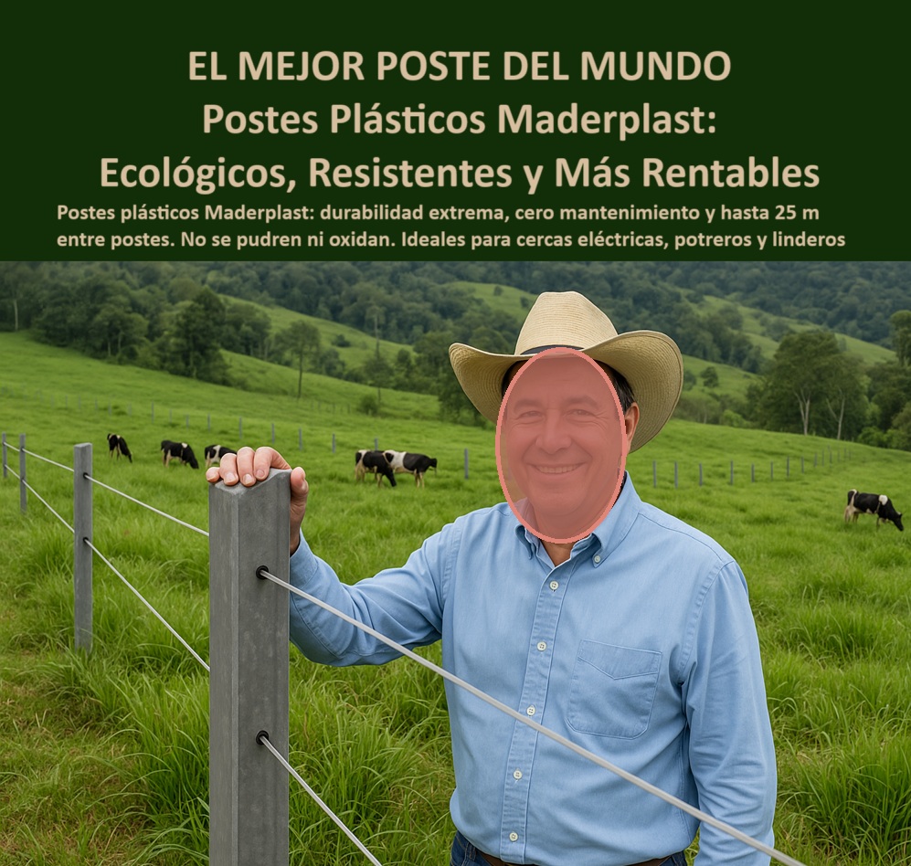 GANADERO CON POSTES MADERPLAST Cercados Con Alambre De Púas Postes Plásticos Púas Alambre Eléctrico Maderplast 0 poste dieléctrico para potreros extensos poste inmune a vandalismo con fuego varilla para pastura 00 GANADERO CON POSTES MADERPLAST Cercados Con Alambre De Púas Postes Plásticos Púas Alambre Eléctrico Maderplast 0 poste-dieléctrico-para-potreros-extensos, - poste inmune a vandalismo con fuego, - varilla para pastura,  00 