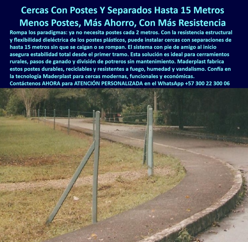 Pie De Amigo Poste De Arranque Poste De Puerta Postes De Broches Maderplast 0 cerramientos con postes resistentes al fuego y al vandalismo barreras plásticas para manejo de ganado División de potreros con cercas sin mantenimientos Poste sin pintura ni óxido en curva de potrero, - poste-reciclable-antivandálico-para-fincas, - poste sin mantenimiento para zonas tropicales, - poste-para-cercas-con-resistencia-extrema, - poste estructural para barreras plásticas ganaderas, - poste con memoria plástica y resistencia al fuego, - Poste Maderplast de arranque con pie de amigo en curva, - poste para puerta de potreros resistentes, - poste-de-alta-resistencia-con-broche, - poste de larga vida útil para puertas rurales, - La imagen muestra un sistema de cercado instalado hace más de 32 años en el centro experimental SAVIA (antiguamente Corpoica), en Villavicencio, Meta, utilizando postes plásticos Maderplast con pie de amigo estructural. Estos postes, aún firmes y funcionales después de más de tres décadas, son la mejor prueba de su resistencia al fuego, al agua, al tiempo y al uso continuo en zonas rurales de alta exigencia. El diseño incluye separación de 15 metros, soportando tensión sin aisladores y sin mantenimiento. Esta solución es ideal para inicios de cerca, puertas de potrero y curvas, donde la exigencia estructural es máxima. A diferencia de los postes metálicos corroídos o los de concreto quebrado, los postes Maderplast conservan su forma, su firmeza y su estética sin oxidarse ni agrietarse. Fabricados con polímeros reciclables, son perfectos para cercas permanentes, ecológicas y de alta durabilidad. Con Maderplast, una inversión una vez, utilidad para toda la vida., - poste para entrada de finca sin corrosión, - poste estructural para arranque de cercas rurales, - Cerca con postes plásticos en camino ganadero húmedo, - poste para ganadería intensiva en curvas y esquinas, - poste sin pudrición para linderos, - poste plástico con más de 30 años de durabilidad, - poste dieléctrico para cercas en curvas, - Sistema de cerramiento técnico con postes plásticos reciclables, - ¿Postes para cercas fuertes en caminos curvos?, - Entrada de finca con poste plástico estructural reciclado, - poste reciclable para cerco con pie de amigo, - poste-dieléctrico-sin-mantenimiento-rural, - poste sin pintura para cerca de 15 metros, - poste-de-arranque-para-cerramiento-permanente, - poste-plástico-para-cercas-con-ahorro, - poste para cerramiento agrícola resistente al fuego, - Vista de poste reciclado soportando cercas curvas y jalones, - poste plástico de alta durabilidad sin oxidación, - poste de arranque para cercas sin mantenimiento, - ¿Postes que duren más de 30 años sin oxidarse?, - poste-con-pie-de-amigo-para-entrada, - poste para instalaciones agropecuarias definitivas, - Poste instalado hace 32 años en centro agropecuario, - poste para curvas en cerramientos ganaderos, - Cercas ganaderas con separación de 15 metros sin falla, - poste plástico ideal para reemplazo de concreto, - poste plástico con pie de amigo estructural, - poste para manejo de ganado sin reposición, - poste plástico para caminos ganaderos sin oxidación, - poste sólido para broches de potrero, - Soporte lateral firme con pie de amigo antigolpes, - poste con soporte firme para inicio de cerco, - poste para cercas plásticas con pie de amigo, - poste-pie-de-amigo-savia-curva-durabilidad-32-años.jpg, - poste técnico para zonas húmedas y lluviosas, - poste-para-caminos-curvos-en-finca, - ¿Cuál es el poste más duradero para entrada de finca?, - Cercado rural en clima tropical con poste Maderplast, - poste Maderplast instalado en finca experimental, - poste Maderplast resistente al vandalismo rural, - poste-para-ganado-contra-impactos-y-humedad, - poste plástico para divisiones ganaderas de largo plazo, - ¿Poste plástico con pie de amigo para puertas?, - poste-plástico-que-dura-más-de-30-años, - poste para divisiones con alto tráfico de animales, - ¿Qué poste usar en cerramientos sin mantenimiento? 0 Pie De Amigo Poste De Arranque Poste De Puerta Postes De Broches Maderplast 0 cerramientos con postes resistentes al fuego y al vandalismo, - barreras plásticas para manejo de ganado, División de potreros con cercas sin mantenimientos 0 Pie De Amigo Poste De Arranque Poste De Puerta Postes De Broches Maderplast 0 cerramientos con postes resistentes al fuego y al vandalismo, - barreras plásticas para manejo de ganado, División de potreros con cercas sin mantenimientos