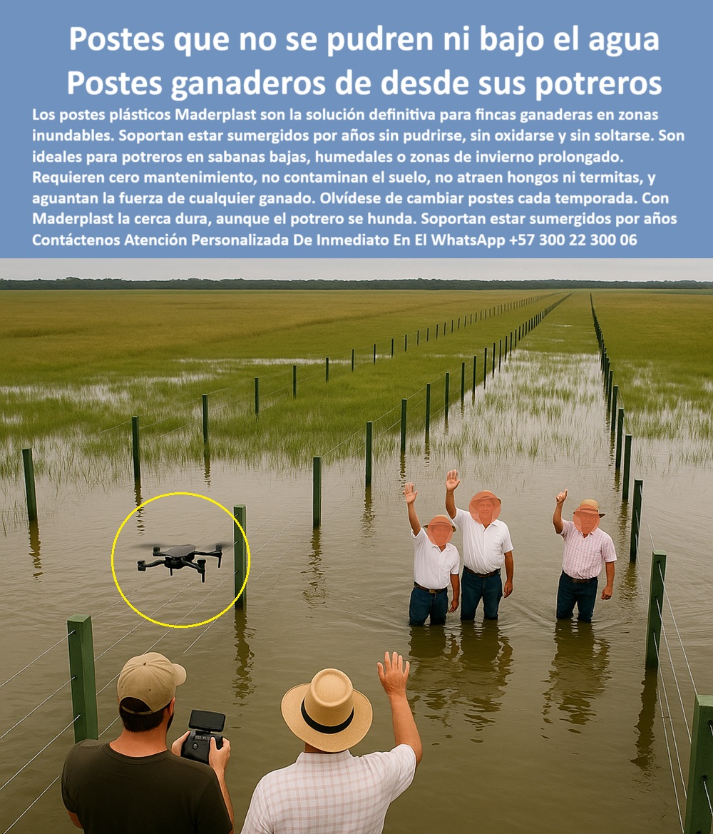 Postes Plásticos Para Inundaciones Cercas En Lagunas Y Humedad Maderplast 0 Dónde comprar postes que sirvan bajo el agua postes plásticos para potreros Qué postes no se pudren potreros en invierno cercas ganado en sabanas Mar poste plástico instalado en clima tropical con lluvia, - ¿Cuál es el mejor poste para sábanas con agua estancada?, - poste verde plástico firme en terreno húmedo con ganado, - poste-para-invierno-ganadero, - poste económico a largo plazo para clima extremo, - poste plástico para terrenos blandos o anegados, - ¿Qué poste soporta ganado sin aflojarse bajo el agua?, - cercado rural bajo agua con postes alineados en sabana tropical, - poste robusto que no se suelta en el barro, - poste fuerte para delimitar ganado en sabanas inundadas, - poste para dividir lotes ganaderos en sabanas, - poste-plástico-sabanas-inundadas, - poste funcional sin mantenimiento en sabanas, - poste para cercas ganaderas captado por drone, - poste funcional para cercas en lagunas y humedales, - poste sin reposición anual para potreros inundados, - poste sin pintura para uso agropecuario intensivo, - poste que resiste presión de ganado pesado, - poste plástico con resistencia comprobada en agua, - poste ecológico que no contamina el suelo rural, - poste duradero para terrenos ganaderos con agua, - poste-durable-bajo-agua, - poste ecológico activo en terreno ganadero inundado, - ¿Qué poste aguanta estar sumergido todo el invierno?, - poste plástico alineado en sabana con agua estancada, - poste-captado-por-drone, - poste reciclado resistente a humedad y hongos, - poste plástico para cercas que no se caen con agua, - sistema de cercado en finca ganadera inundada visto desde arriba, - ganaderos dentro del agua validando cerca sin fallas, - poste plástico para cerramiento rural en invierno, - poste de cerca sin oxidación ni deformación, - cerca rural sobre terreno húmedo en finca ganadera, - drone capturando poste plástico sumergido en potrero inundado, - poste que no se hunde con el potrero anegado, - poste plástico sin termitas ni óxido para fincas, - poste para ganaderos en zonas de invierno fuerte, - poste verde sumergido funcionando sin deterioro, - ¿Qué poste me sirve si el terreno se encharca por meses?, - poste-ecológico-sin-pintura, - ¿Dónde consigo postes que no se pudren con la lluvia?, - poste plástico sumergible para sabanas inundables, - poste verde alineado en clima tropical húmedo, - poste sin mantenimiento para zonas con lluvia prolongada, - poste delimitando potrero bajo agua con drone, - La imagen muestra un potrero en sabanas tropicales completamente inundado, donde se extiende un sistema de cercado hecho con postes plásticos verdes Maderplast que permanecen alineados y funcionales bajo el agua. Tres ganaderos saludan desde dentro del terreno anegado, validando la resistencia de la cerca, mientras un drone registra la instalación desde el aire. El paisaje demuestra que, incluso cuando el terreno se hunde, los postes siguen firmes, sin aflojarse, deformarse ni corroerse. Los postes plásticos Maderplast son la única opción confiable y comprobada para dividir potreros en zonas con lluvias intensas o temporadas de invierno prolongado. Con resistencia a la oxidación, a la pudrición, a hongos y termitas, y sin necesidad de mantenimiento, Maderplast entrega cercas seguras incluso si el agua cubre completamente el potrero. Su durabilidad estructural y sostenibilidad ecológica hacen que ganaderos de sabanas y zonas bajas los prefieran año tras año. Maderplast ofrece tecnología ganadera de alto rendimiento para quienes no quieren perder terreno ni volver a cambiar postes por culpa del clima., - poste-reciclado-uso-agropecuario, - poste estructural en finca inundada para ganado, - poste-sintético-para-ganado, - poste sintético instalado en potrero encharcado, - poste-de-cerca-encharcada, - poste sintético para potreros bajos en temporada lluviosa, - poste-resistente-clima-tropical, - poste-para-potreros-bajos, - poste estructural para potreros en invierno tropical, - poste seguro en fincas con agua estancada por meses 0 Postes Plásticos Para Inundaciones Cercas En Lagunas Y Humedad Maderplast 0 Dónde comprar postes que sirvan bajo el agua, - postes-plásticos-para-potreros, - Qué postes no se pudren potreros en invierno, - cercas ganado en sabanas Mar