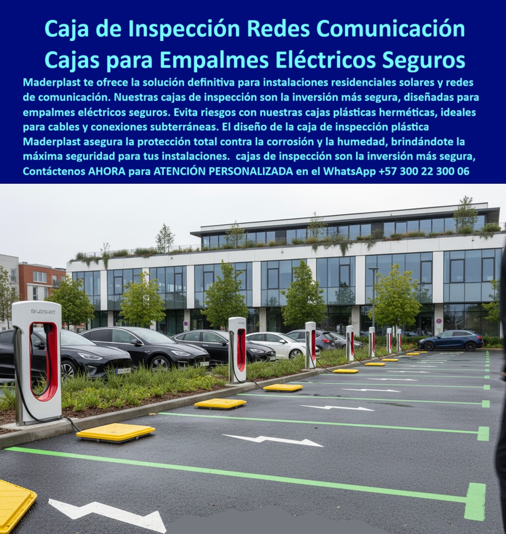 Cajas De Inspección Redes Comunicaciones Caja Conexiones Herméticas Maderplast 0 caja de inspección de strings solares caja empalmes eléctricos seguros Cajas de paso para instalaciones residenciales solares Cajas de inspección plastica