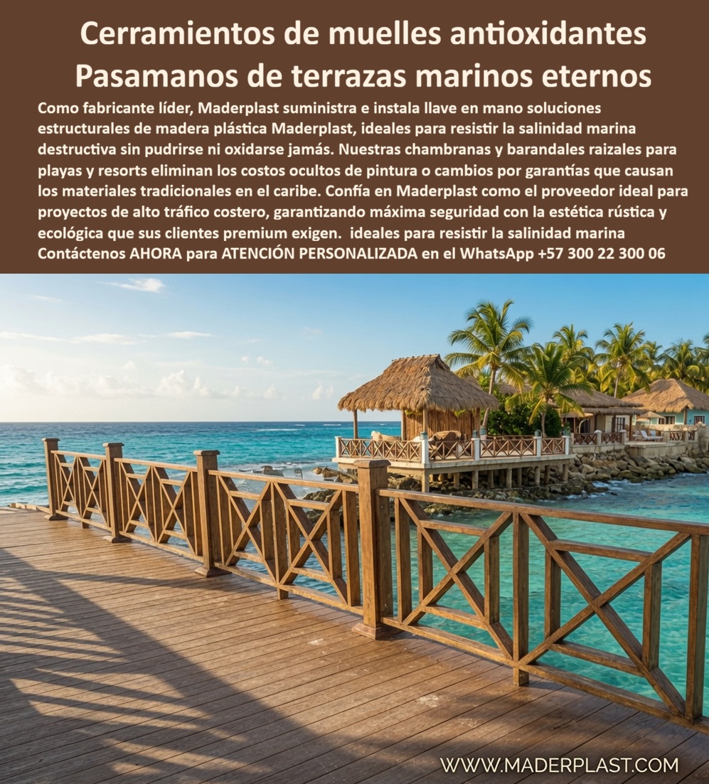 Baranda Madera Plástica Caribeña Rejas Chambranas Maderplast - Cerramientos Raizales de Madera Plástica Terrazas y Playas, Barandas Terrazas Frente Al Mar, Barandales Típicos Caribeños Estilo Madera Inoxidables Duraderos, Chambranas Raizales Mar Baranda Madera Plástica Caribeña Rejas Chambranas Maderplast Cerramientos Raizales de Madera Plástica Terrazas y Playas Barandas Terrazas Frente Al Mar Barandales Típicos Caribeños Estilo Madera Inoxidables Duraderos Chambranas Raizales Mar