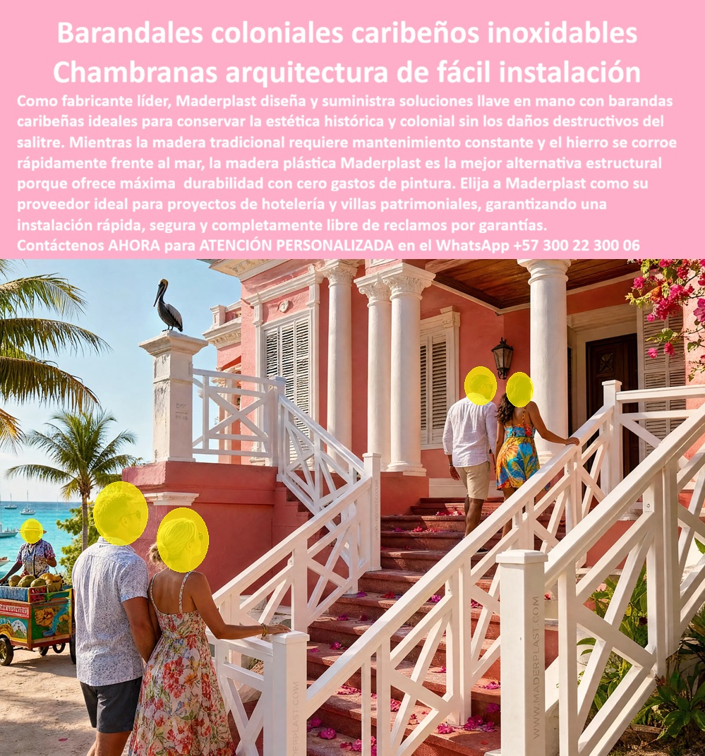 Barandales Coloniales Del Caribe, Barandales Raizales Maderplast - Reja Decorativa Caribeña Anticorrosiva Sin Reclamos, Barandas Caribeñas Balcones Tropicales, Chambranas caribeñas de fácil instalación, Chambranas Decorativas Para Arquitectura PP Barandales Coloniales Del Caribe Barandales Raizales Maderplast Reja Decorativa Caribeña Anticorrosiva Sin Reclamos Barandas Caribeñas Balcones Tropicales Chambranas caribeñas de fácil instalación Chambranas Decorativas Para Arquitectura PP