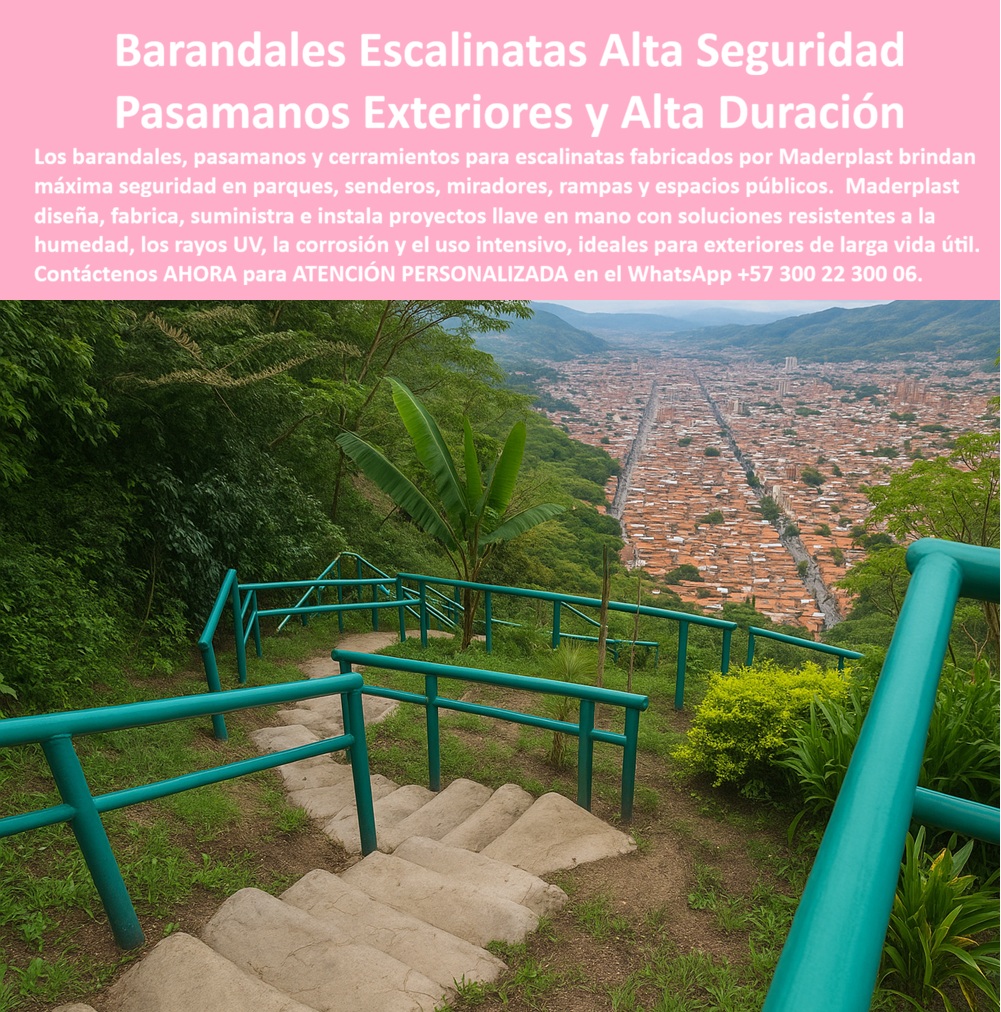 Barandales Escaleras Arquitectónicas Pasamanos Escalinatas Maderplast - Barandales de Seguridad Decorativos Escalinatas y Rampas Exteriores, Pasamanos De Alta Durabilidad Escalinatas, Chambranas decorativas rústicas de acero plástico fuerte pasos Barandales Escaleras Arquitectónicas Pasamanos Escalinatas Maderplast Barandales de Seguridad Decorativos Escalinatas y Rampas Exteriores Pasamanos De Alta Durabilidad Escalinatas Chambranas decorativas rústicas de acero plástico fuerte pasos