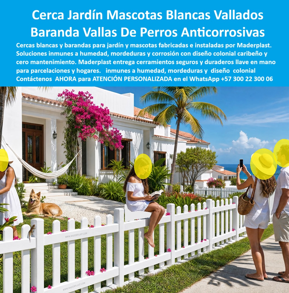 Barandas Para Jardín Mascotas Cercas Verjas Perros Maderplast - Balcones Coloniales Caribeños Modernos, Cercados Blancos Parcelaciones Campestres, Cerramiento dog blanco inmune a la humedad y mordeduras, Cerca Blanca Perros Jardín Anticorrosiva A Barandas Para Jardín Mascotas Cercas Verjas Perros Maderplast Balcones Coloniales Caribeños Modernos Cercados Blancos Parcelaciones Campestres Cerramiento dog blanco inmune a la humedad y mordeduras Cerca Blanca Perros Jardín Anticorrosiva A