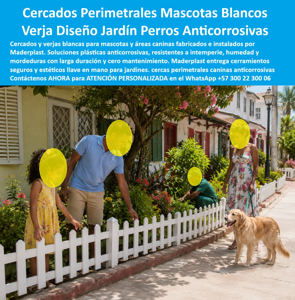 Barandas Para Jardín Mascotas Cercas Verjas Perros Maderplast - Cercados Perimetrales Blancos para Mascotas y Áreas Caninas, Verja Blanca Mascotas Plástica Anticorrosiva Larga Duración, Verja Típica Blanca Mascotas Resistente Intemperie Duradera, Barandas Para Jardín Mascotas Cercas Verjas Perros Maderplast Cercados Perimetrales Blancos para Mascotas y Áreas Caninas Verja Blanca Mascotas Plástica Anticorrosiva Larga Duración Verja Típica Blanca Mascotas Resistente Intemperie Duradera