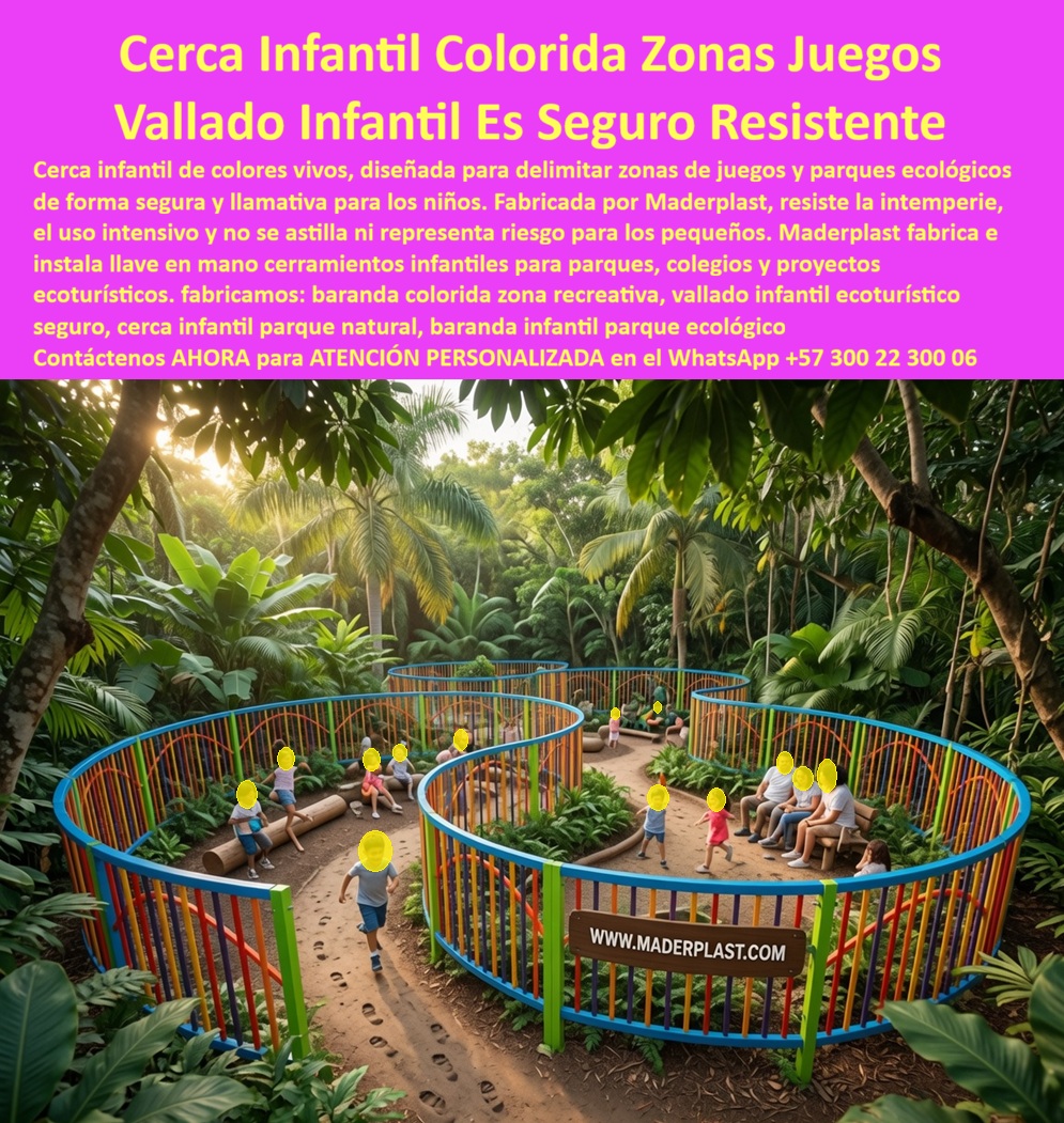 Cerca Infantil Alegre Vallas Cercas Infantiles De Colores Vivos Maderplast - Vallados Coloridos Para Juegos Infantiles Exteriores, Vallados con colores alegres infantiles resistentes al clima, Barandas Infantiles Ecológicas De Alta Ingeniería, PP Cerca Infantil Alegre Vallas Cercas Infantiles De Colores Vivos Maderplast Vallados Coloridos Para Juegos Infantiles Exteriores Vallados con colores alegres infantiles resistentes al clima Barandas Infantiles Ecológicas De Alta Ingeniería PP