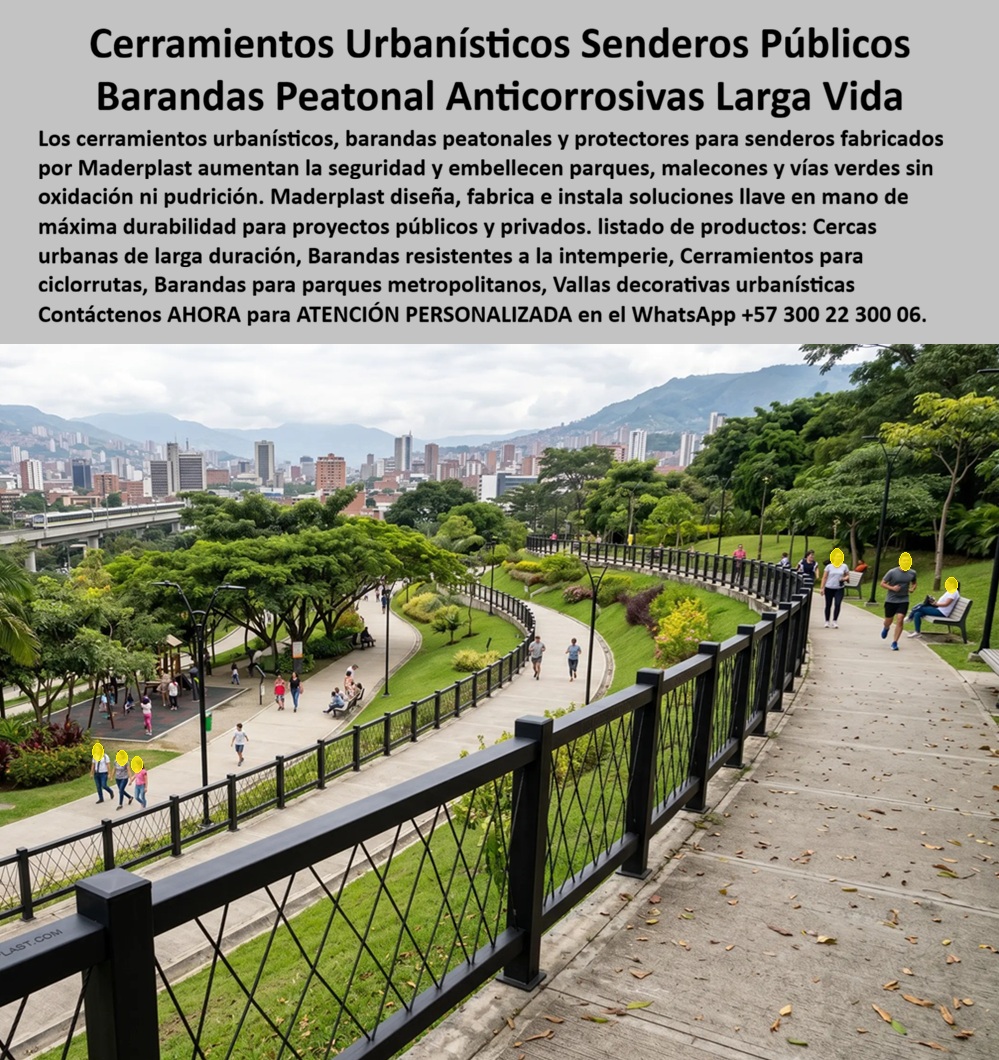 Cerramientos Urbanísticos Senderos Y Malecones camineras Maderplast - Barandas Pasos Peatonales y Vías Verdes Anticorrosivas Elegantes, Valla Caminera Exterior Resistente Intemperie Larga Duración, Protectores de pasos peatonales anti impacto vía Cerramientos Urbanísticos Senderos Y Malecones camineras Maderplast Barandas Pasos Peatonales y Vías Verdes Anticorrosivas Elegantes Valla Caminera Exterior Resistente Intemperie Larga Duración Protectores de pasos peatonales anti impacto vía