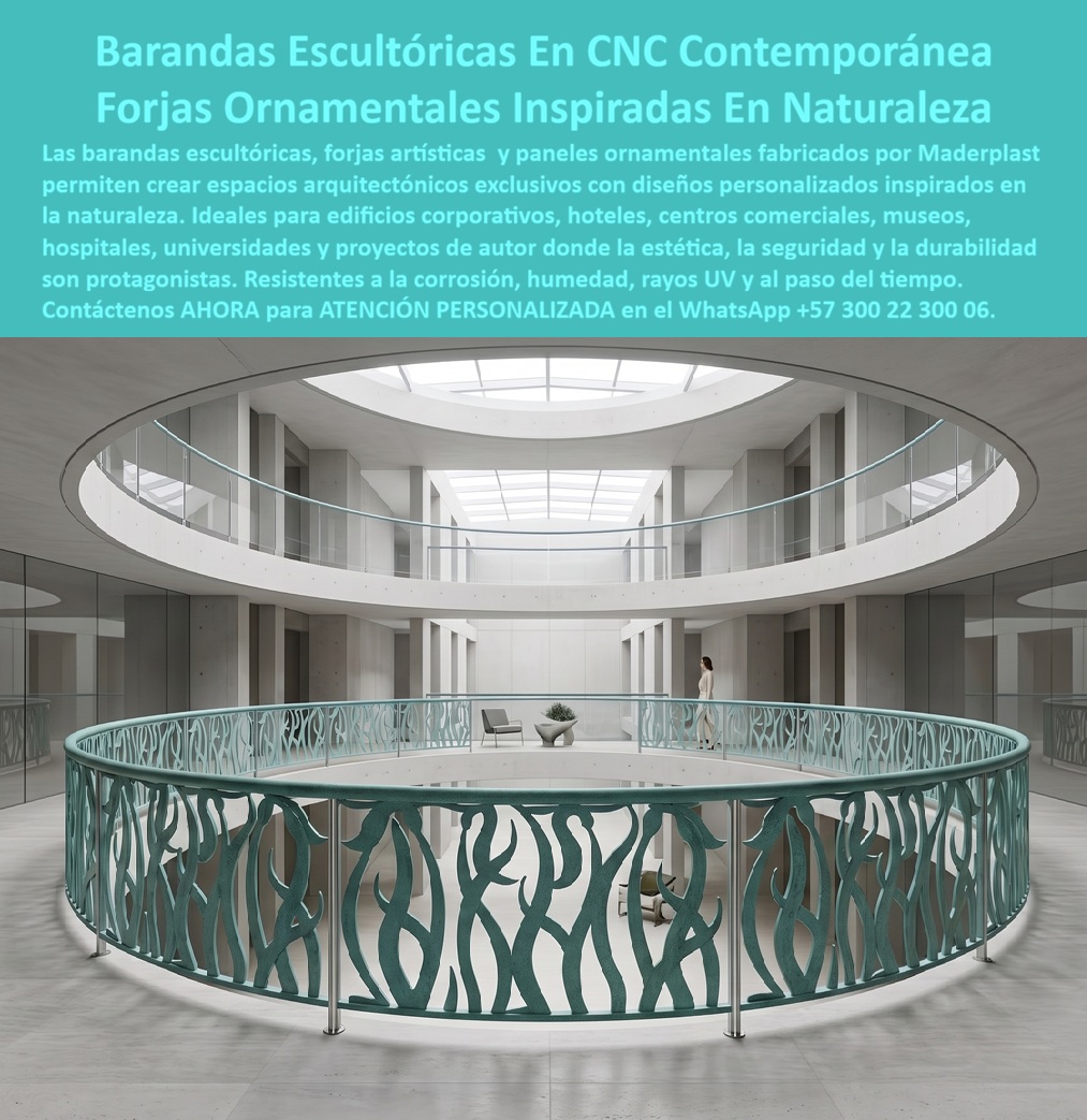 Forja Artística Plástica CNC Diseño Exclusivo Forja Plástica Maderplast - Barandas Ornamentales Inspiradas En La Naturaleza, Barandas Escultóricas Para Paisajismo Arquitectónico, Estructuras decorativas personalizadas libres de mantenimiento Bar Forja Artística Plástica CNC Diseño Exclusivo Forja Plástica Maderplast Barandas Ornamentales Inspiradas En La Naturaleza Barandas Escultóricas Para Paisajismo Arquitectónico Estructuras decorativas personalizadas libres de mantenimiento Bar