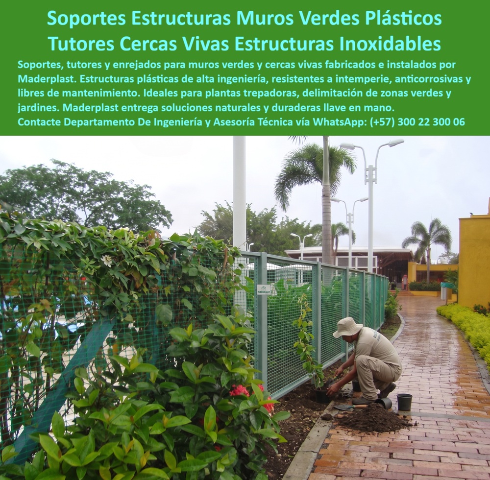Soportes Muros Verdes Cerramientos cercas vivas Maderplast - Estructuras Cercados Ecológicos con Plantas Trepadoras Seguros, Estructuras Paisajismo Con Cercas Vivas Permanentes, Cercados Ecológicos Con Estructuras Plásticas Duraderas, Soportes PP Soportes Muros Verdes Cerramientos cercas vivas Maderplast Estructuras Cercados Ecológicos con Plantas Trepadoras Seguros Estructuras Paisajismo Con Cercas Vivas Permanentes Cercados Ecológicos Con Estructuras Plásticas Duraderas Soportes PP