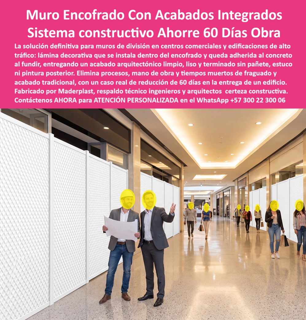 Muro Decorativo Mampostería Seca Panel Constructivo Antihumedad Maderplast mampostería seca plástica industrializada panel modular arquitectónico antihumedad sistema constructivo liviano acabado integrado muros decorativos encofrados