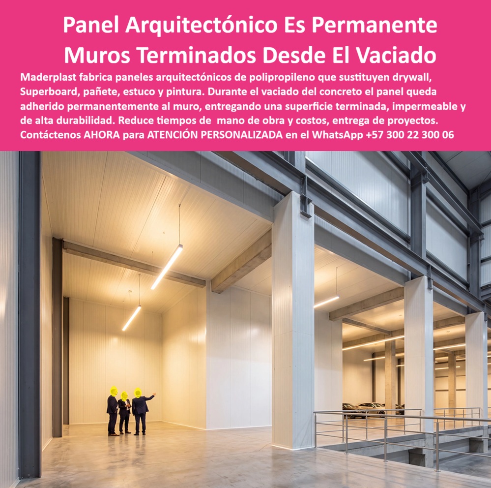 Muro Decorativo Mampostería Seca Panel Constructivo Antihumedad Maderplast panel arquitectónico Panel paredes secas en zonas de alta humedad Placas plásticas terminadas reemplazo de superboard panel técnico decorativo panel paredes
