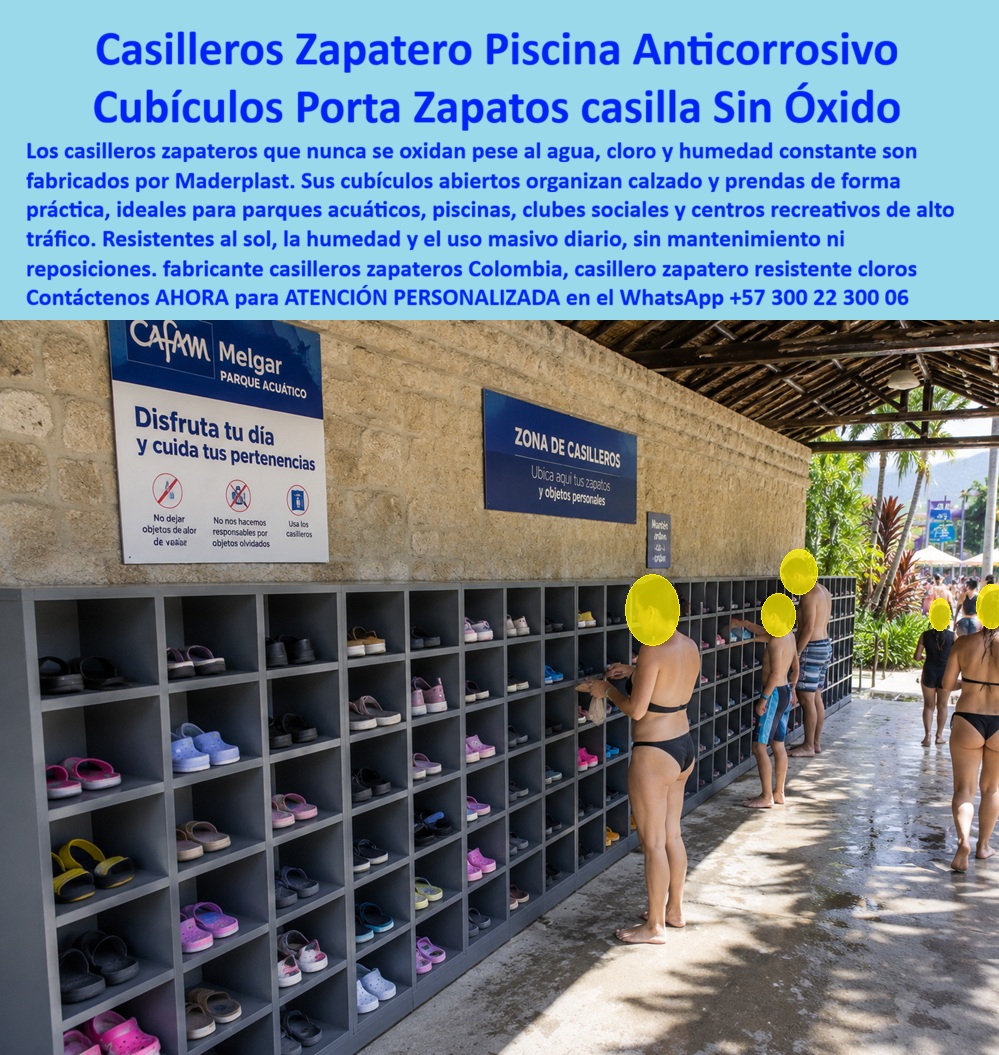 Casilleros Piscinas Casilla Porta Zapatos Prendas Lockers Zapatero Maderplast Lockers Piscinas Anticorrosivos Cubículo Para Centro Recreativos Paquetero Clubes Sociales Guardarropa Anticorrosivos Piscinas Cajonera zapatos Borde Piscina
