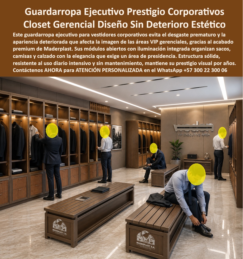 Guardarropa Presidencias Lockers Premium De Gerencia General Maderplast Casilleros de lujo para vestidores corporativos Casilleros ejecutivos de alta gama oficinas Locker Ejecutivo Que Refleja Prestigio Empresarial Lockers Guardarropa A