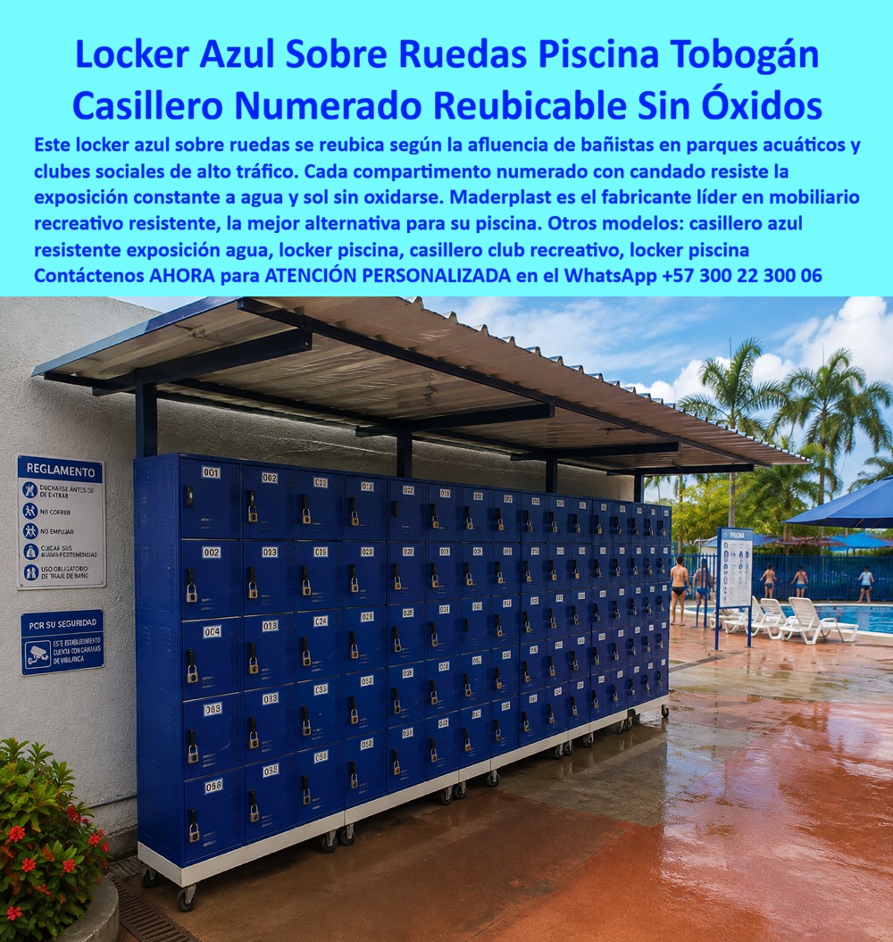 Lockers Splash Park Casilleros Zonas Húmedas Recreativas Maderplast Lockers Jacuzzis Exteriores Casilleros Parques Acuáticos Lockers Piscinas Sin Corrosión Lockers Piscinas De Hoteles Lockers Cafam Y Clubes Sociales Casilleros Piscina