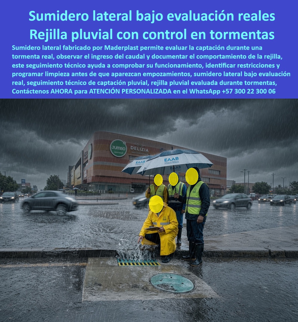 Sumidero Pluvial Control Técnico De Caudal Evaluación Sumidero Maderplast - Sumidero Lateral Con Seguimiento Técnico De Captación Real, Sumidero Aguas Lluvias Inspeccionado Alta Eficacia Comprobada, Rejilla Pluvial Evaluar Captación En Tormentas Sumidero Pluvial Control Técnico De Caudal Evaluación Sumidero Maderplast Sumidero Lateral Con Seguimiento Técnico De Captación Real Sumidero Aguas Lluvias Inspeccionado Alta Eficacia Comprobada Rejilla Pluvial Evaluar Captación En Tormentas