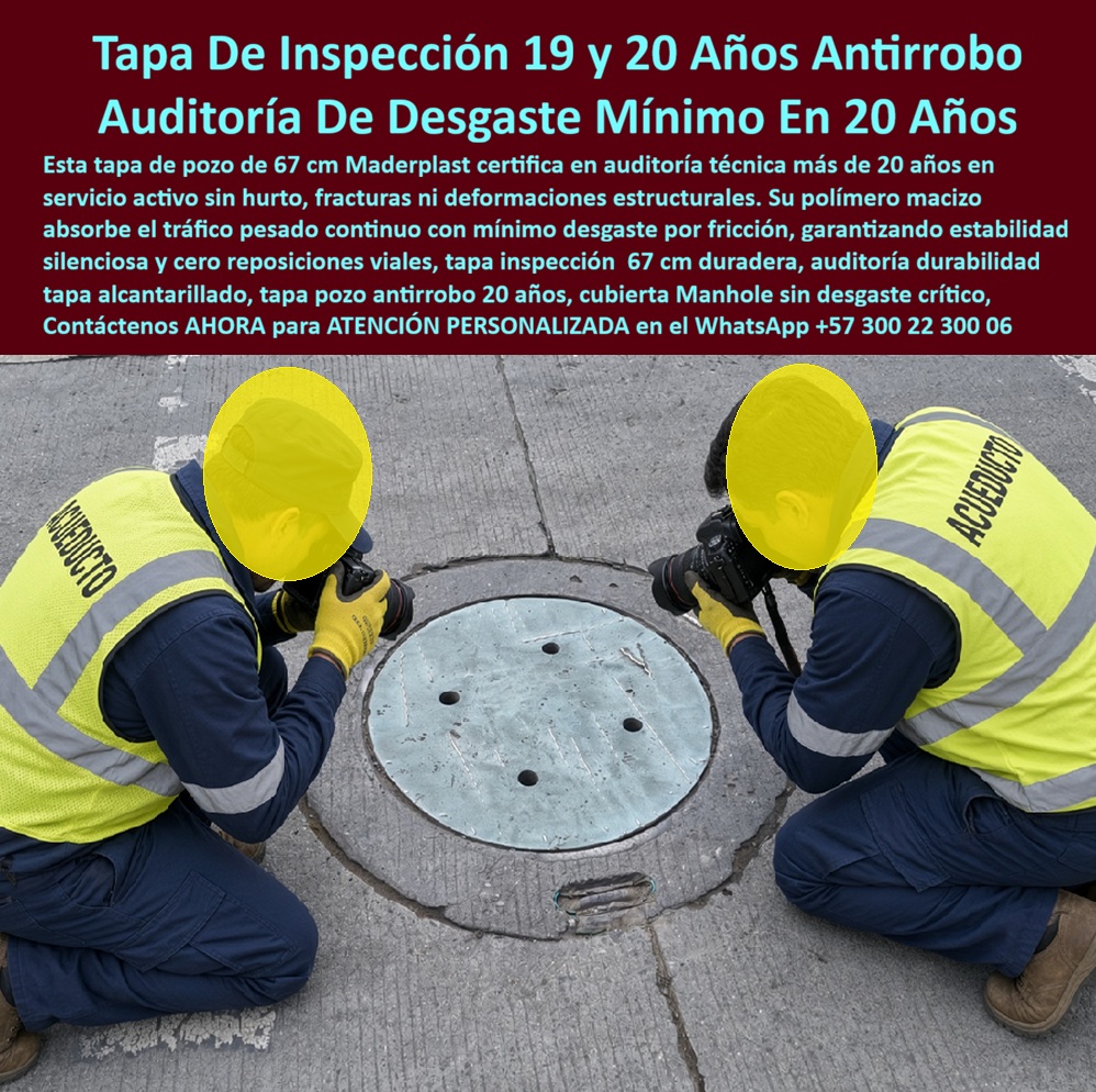 Tapa 67 Cm Inspección Resistente Desgaste Rotura Tapa Sumidero Maderplast - Tapa Alto Tráfico Silenciosa Ideal Para Mantenimiento De Vías, Tapa de alcantarillado sin ruido vehicular nivelada, Sumidero Lateral Alcantarillado Instalación ya Tapa 67 Cm Inspección Resistente Desgaste Rotura Tapa Sumidero Maderplast Tapa Alto Tráfico Silenciosa Ideal Para Mantenimiento De Vías Tapa de alcantarillado sin ruido vehicular nivelada Sumidero Lateral Alcantarillado Instalación ya